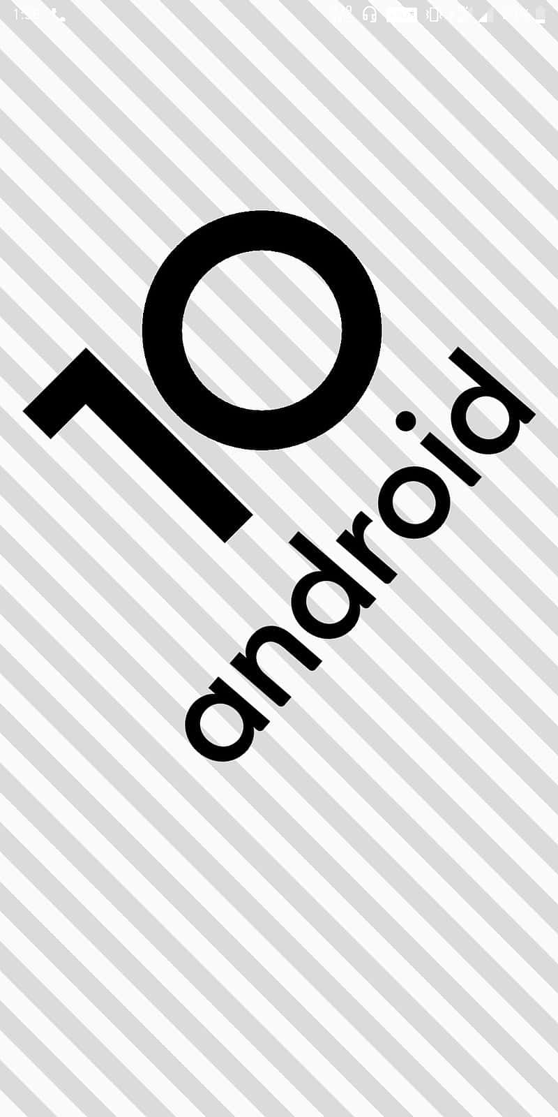 android 10, black, white, HD Phone Wallpaper