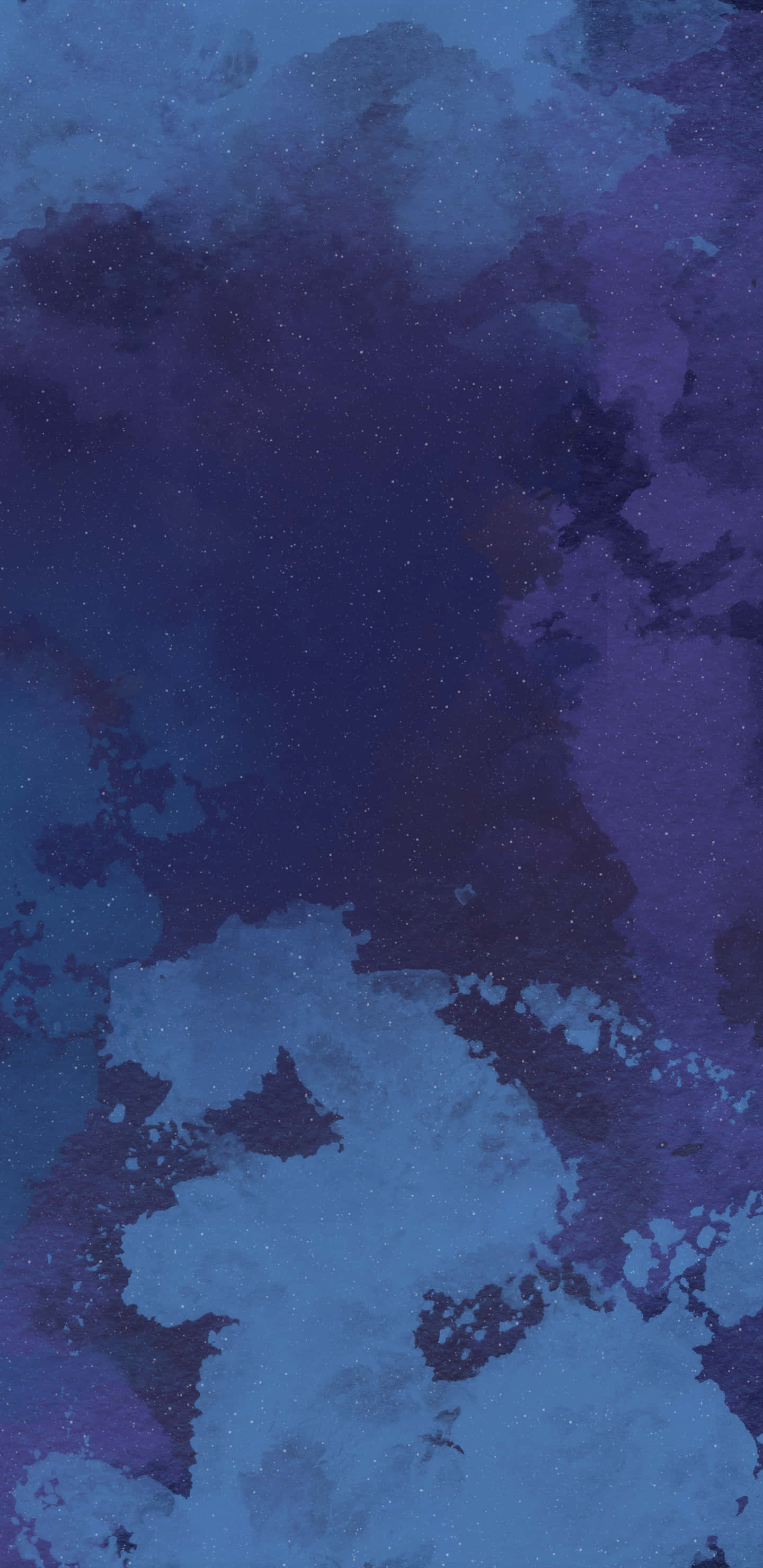 Android 10, cosmic nebula, deep blues, 2K Phone Wallpaper