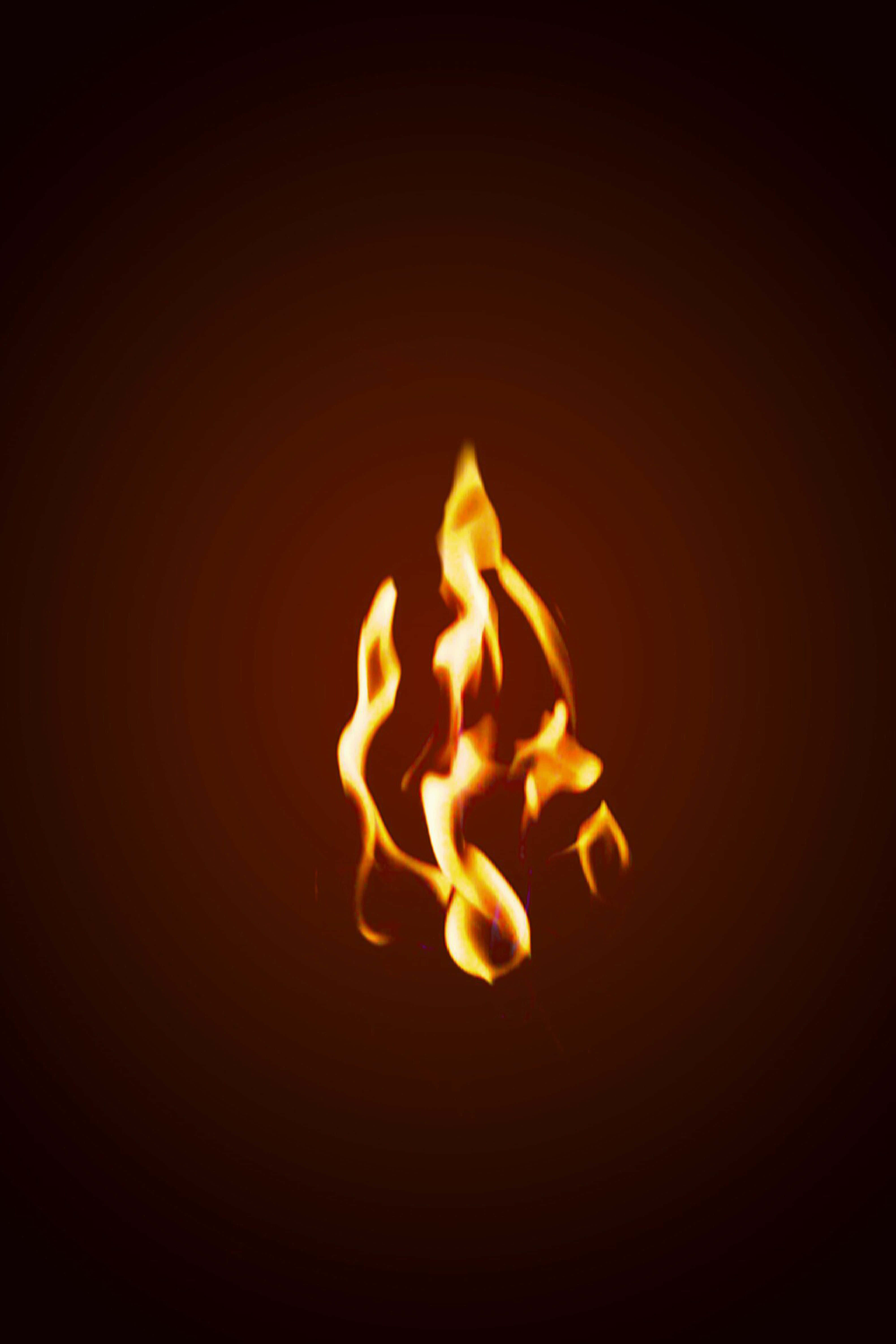4K Ultra HD, Android Fire, vibrant flame, 5K Phone Wallpaper