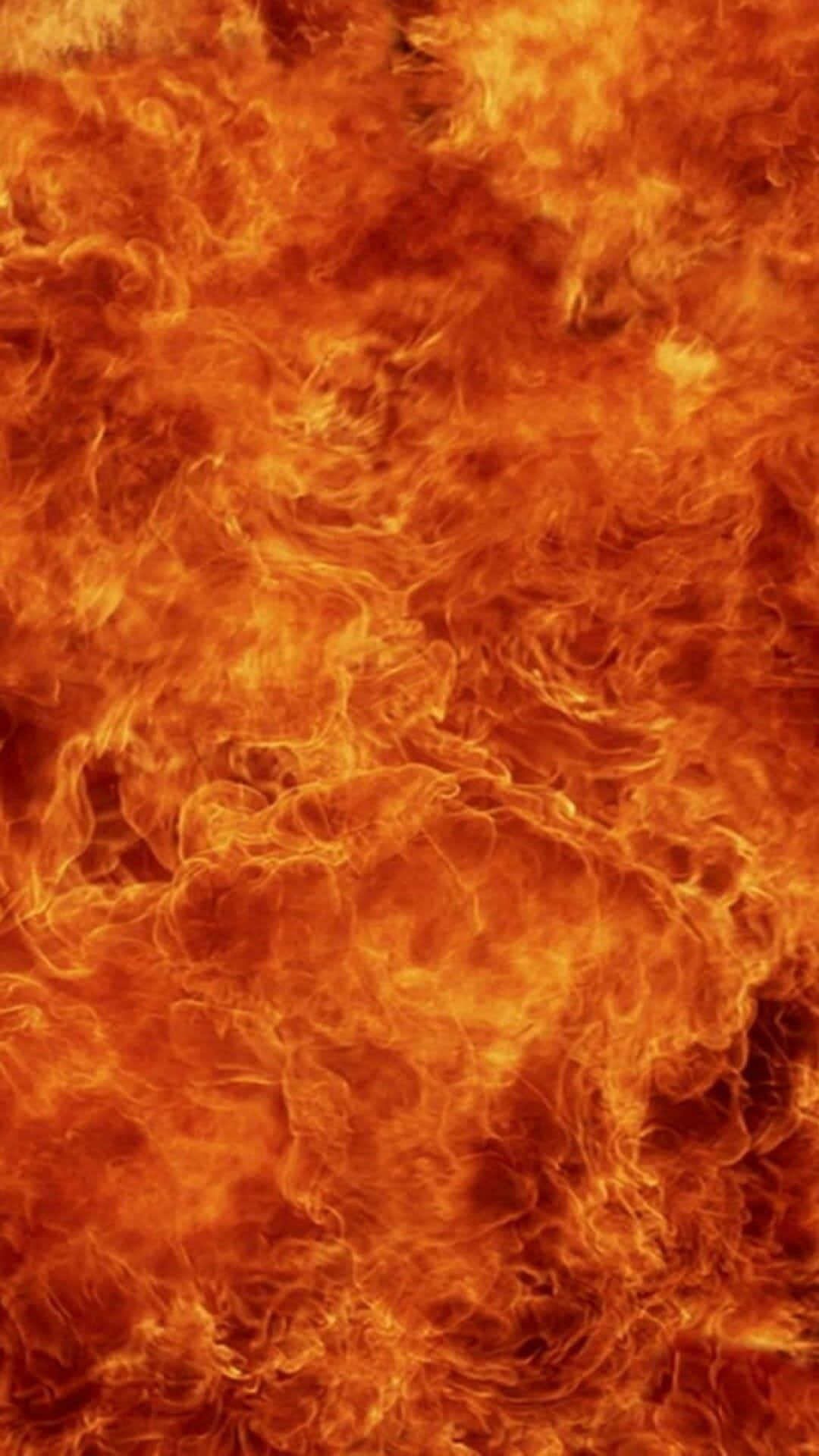 Android Fire, flames, orange, Full HD Phone Wallpaper
