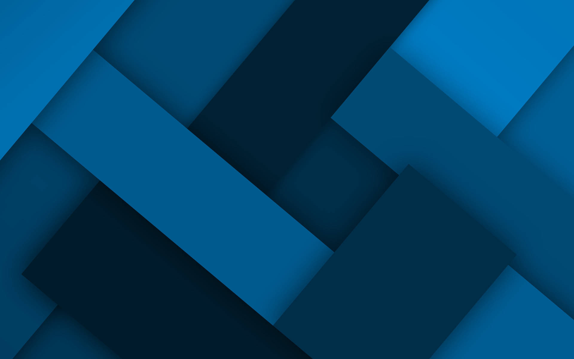 Android Material Design, blue rectangles, abstract geometric pattern, Full HD Desktop Wallpaper