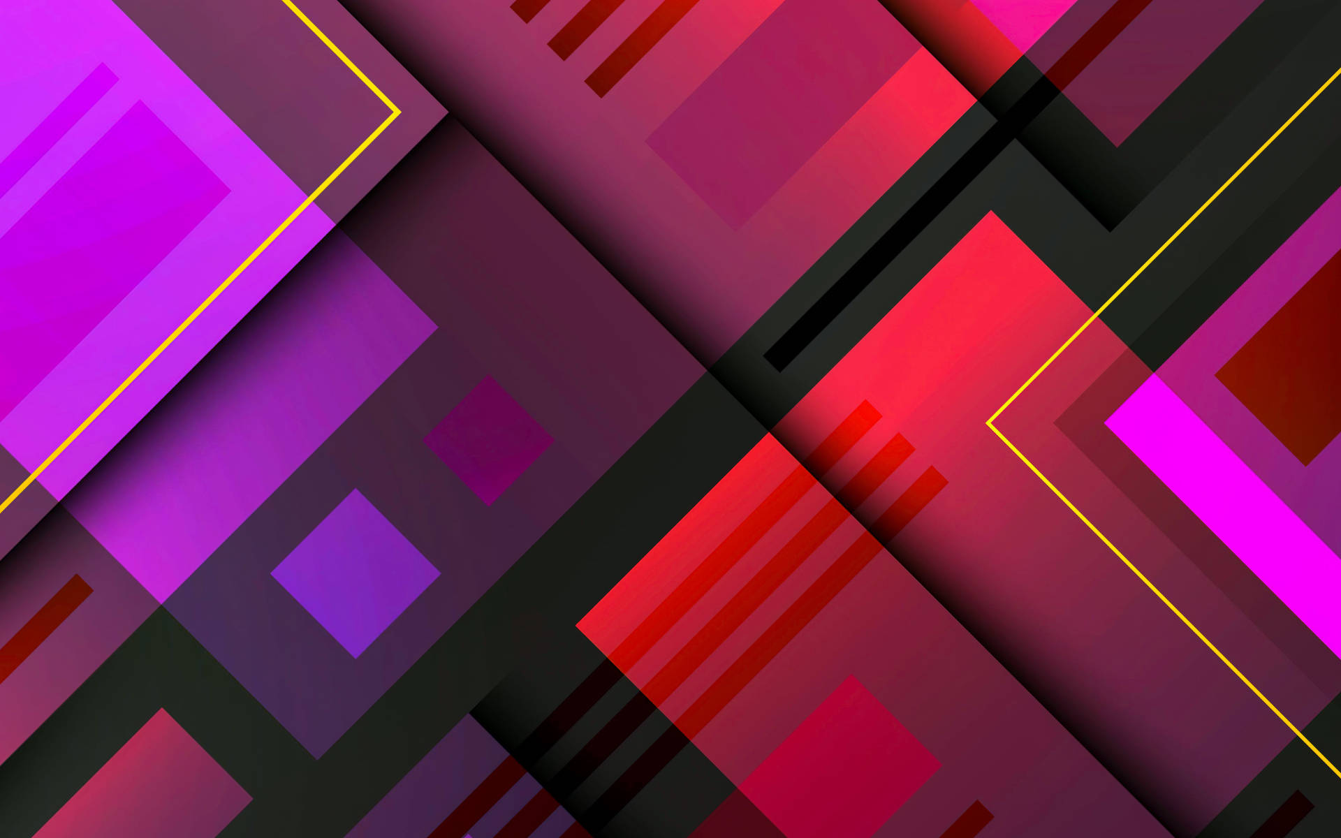 Android Material Design, red neon, magenta, Full HD Desktop Wallpaper