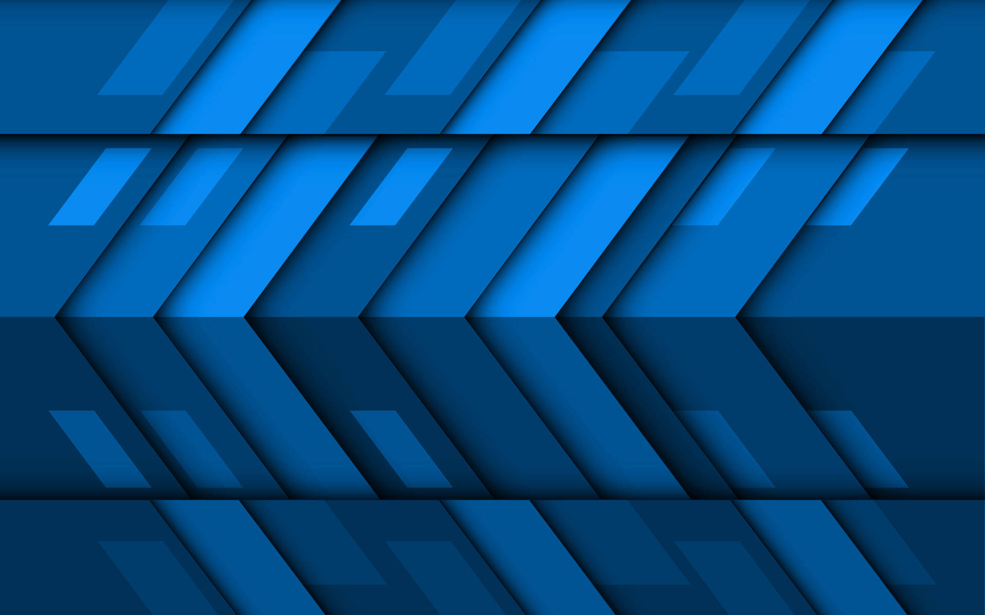 Android Material Design, blue chevrons, abstract geometric, Full HD Desktop Wallpaper