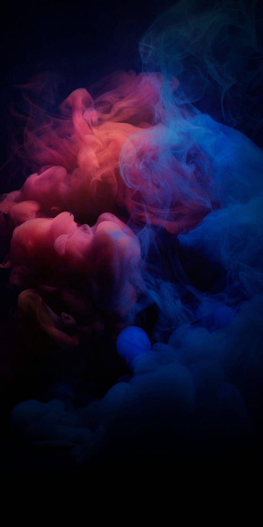 vivo v20, smoky clouds, pink, HD Phone Wallpaper