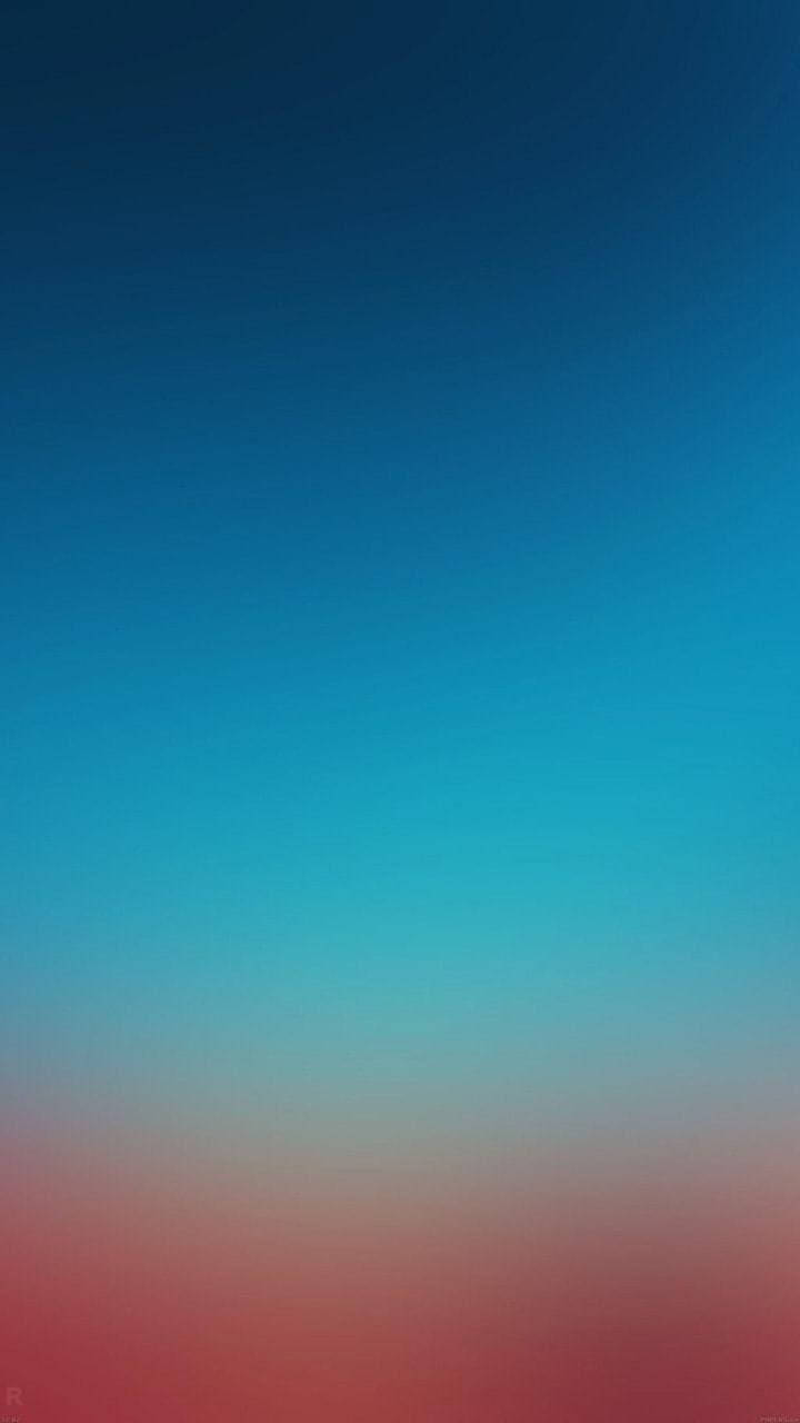 Android 11, red to blue, gradient sky, HD Phone Wallpaper