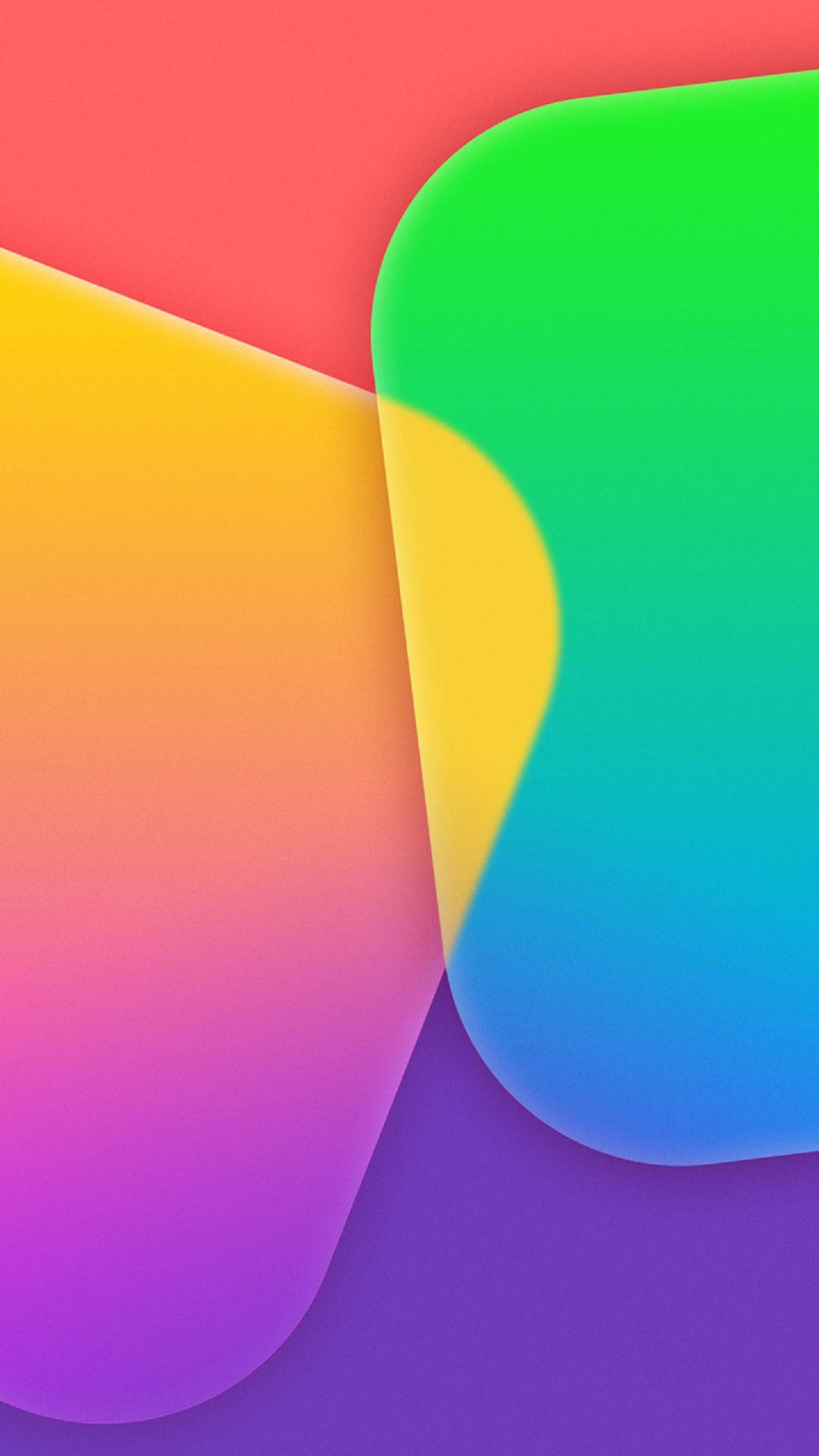 Android, colorful squares, gradient hues, Full HD Phone Wallpaper