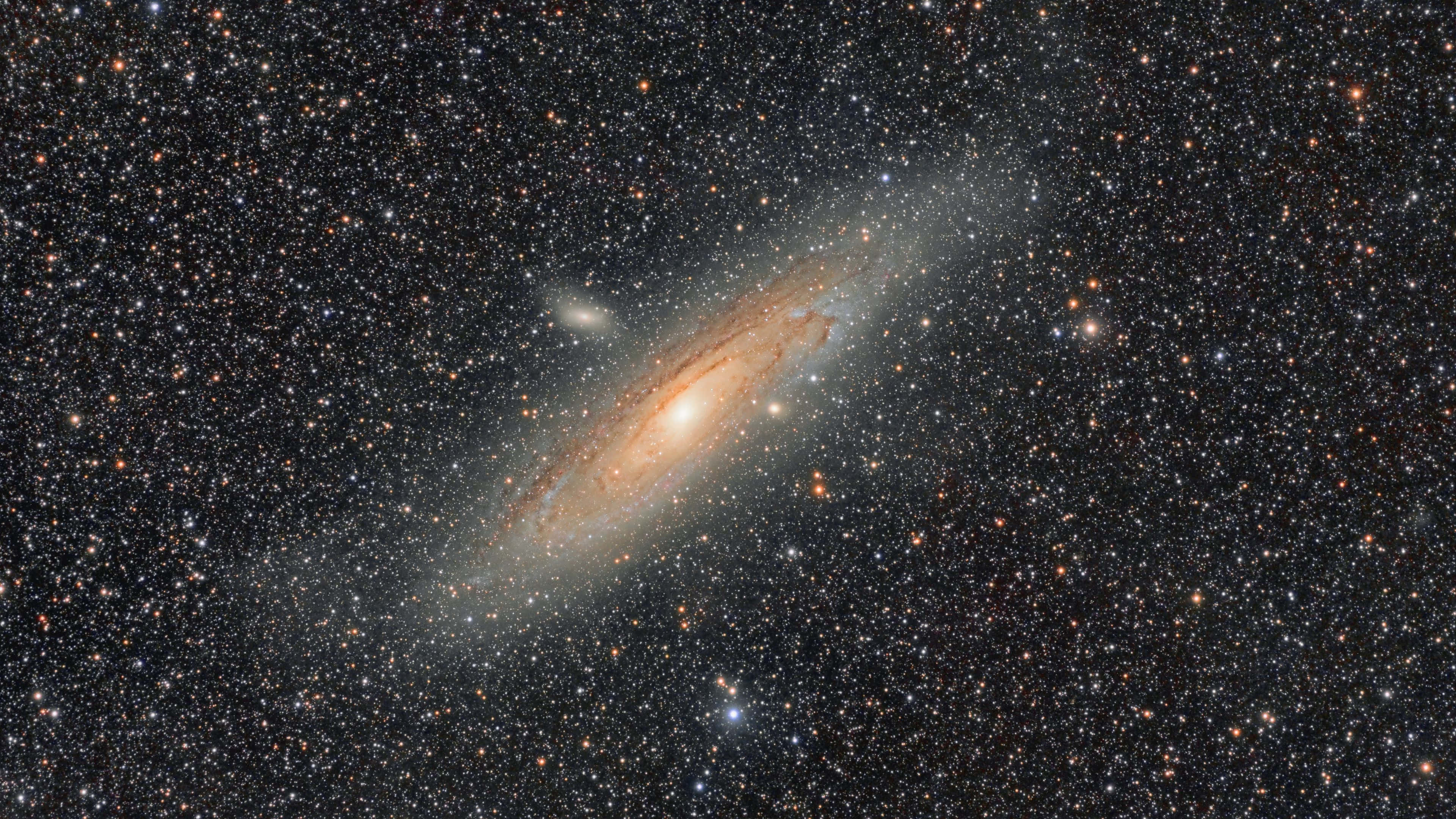 Andromeda Galaxy, 4K, spiral galaxy, 4K Desktop Wallpaper