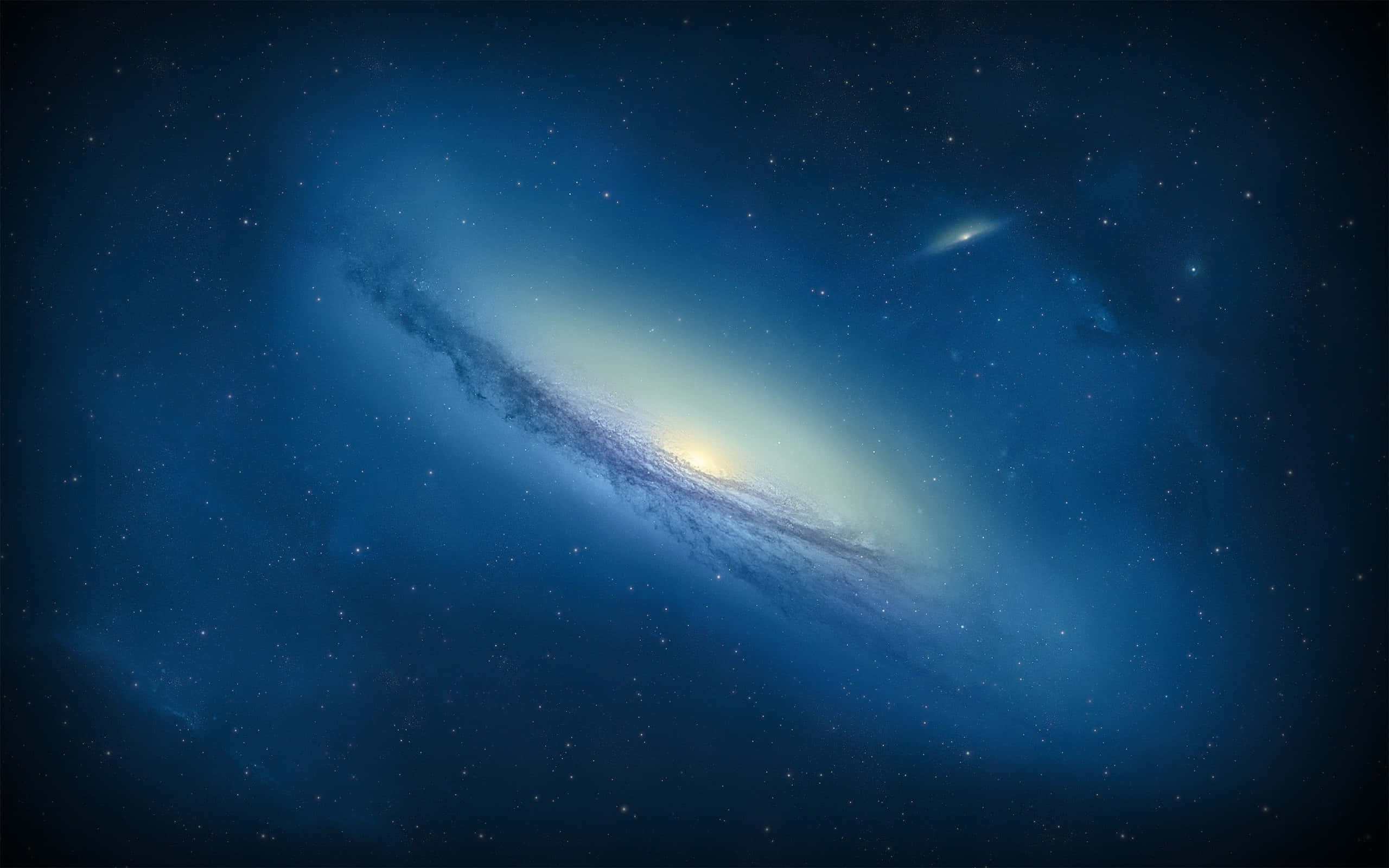 Andromeda Galaxy, 4K Resolution, bright yellow core, 2K Desktop Wallpaper