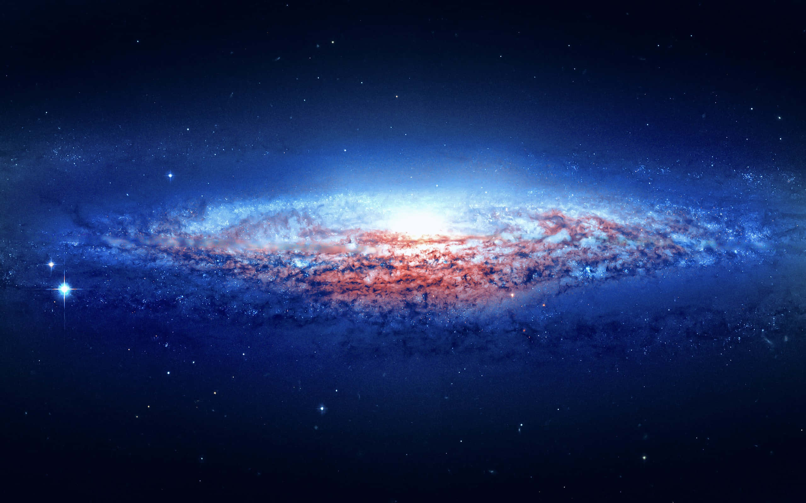 Andromeda Galaxy, 4K, spiral galaxy, 2K Desktop Wallpaper