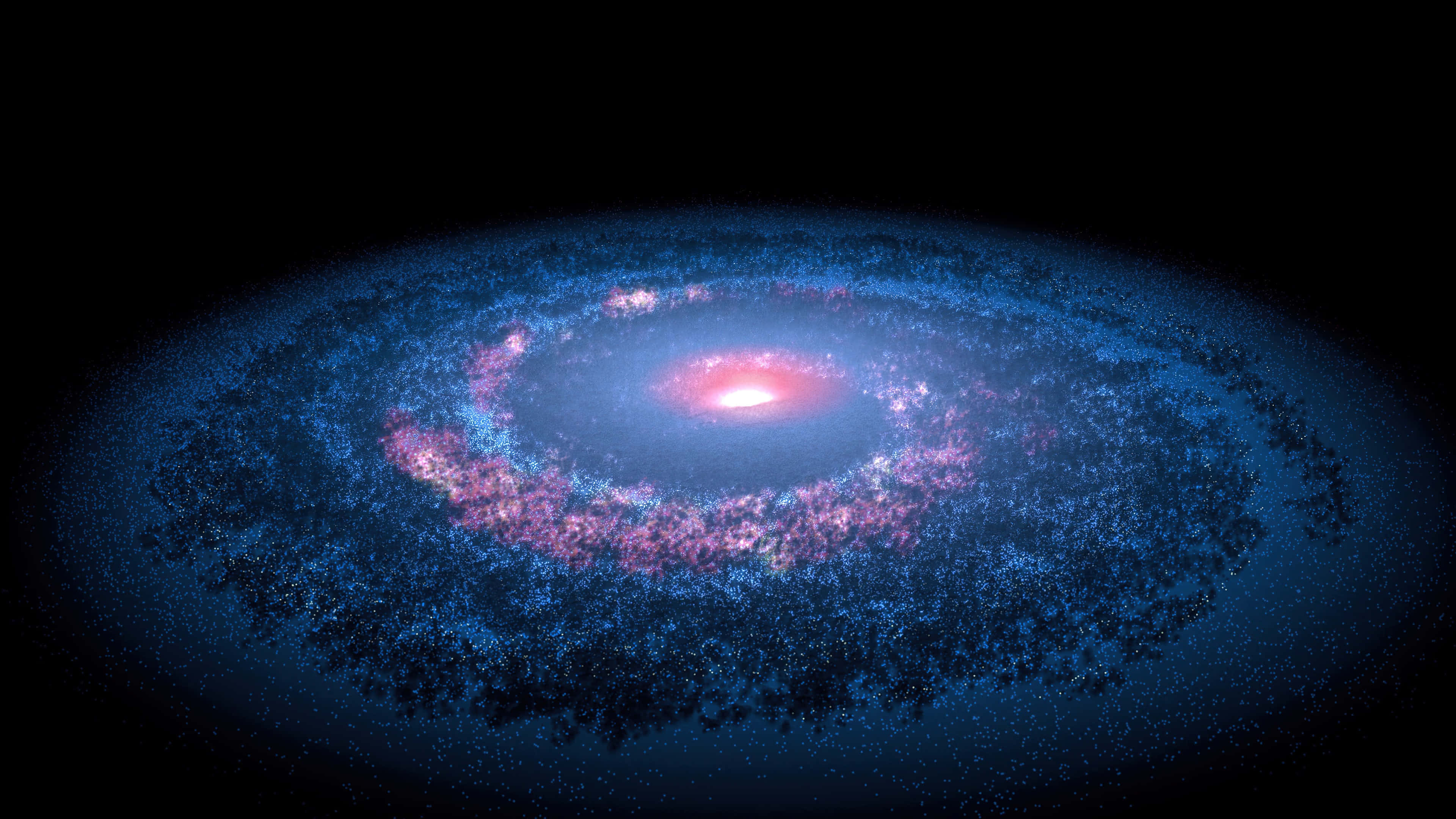 Andromeda Galaxy, 4K, blue, 4K Desktop Wallpaper