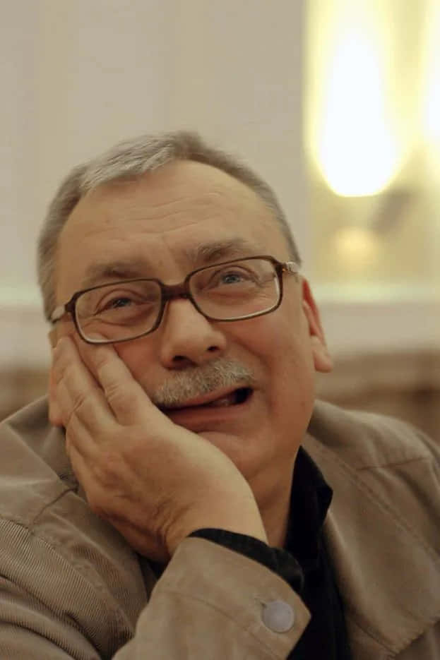 Andrzej Sapkowski, glasses, mustache, SD Phone Wallpaper