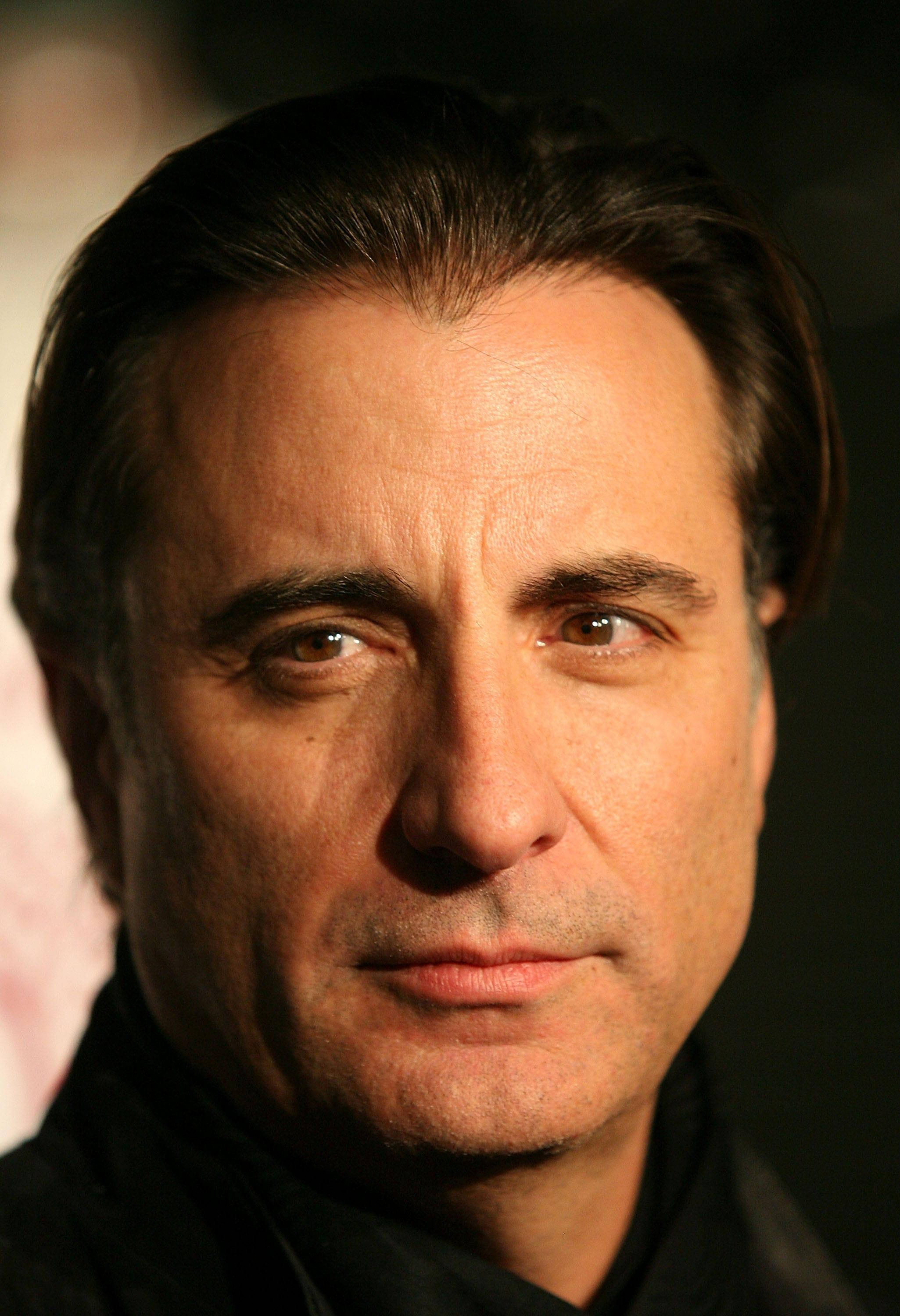 Andy Garcia, dark hair, intense gaze, 2K Phone Wallpaper