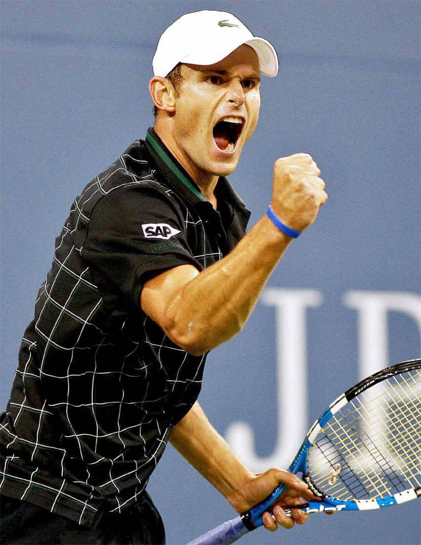 Andy Roddick, black grid shirt, white cap, SD Phone Wallpaper