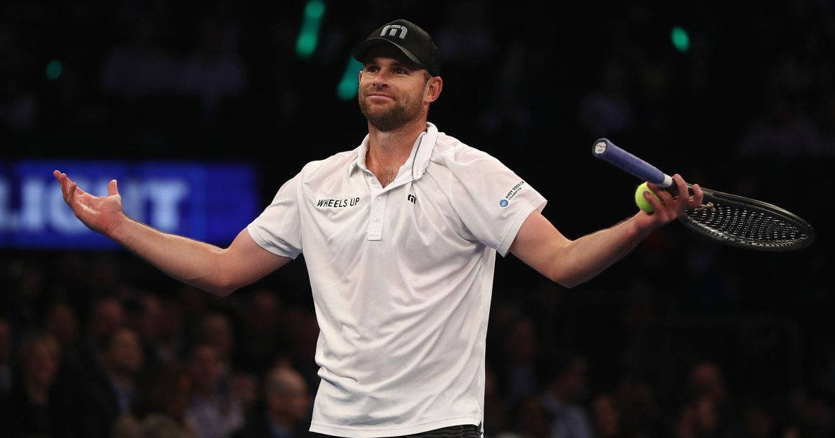 Andy Roddick, tennis court, stadium, SD Desktop Wallpaper