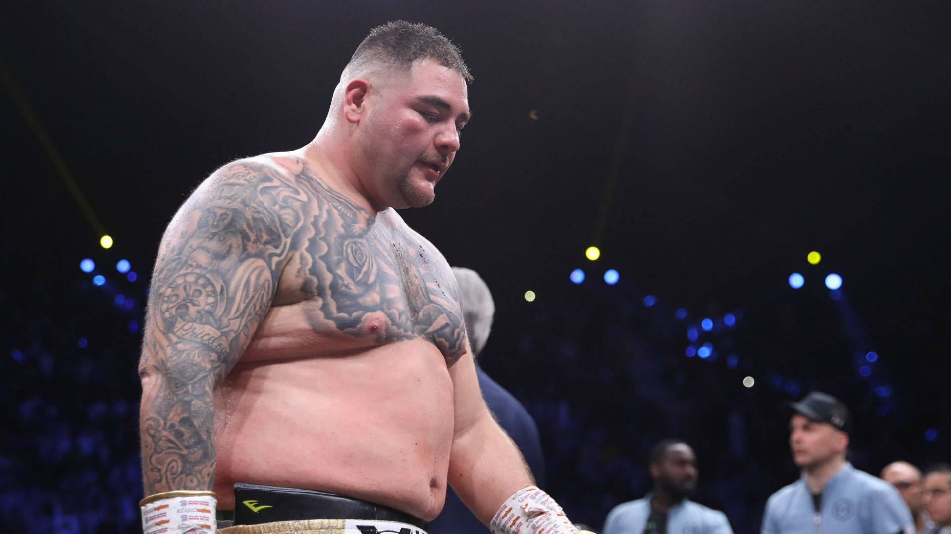 Andy Ruiz, boxing ring, heavyweight boxer, Full HD Desktop Wallpaper
