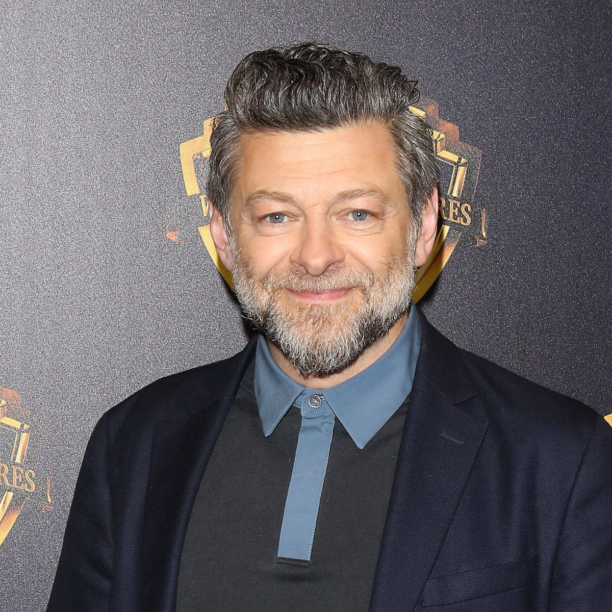Andy Serkis, gray hair, beard, SD Desktop Wallpaper