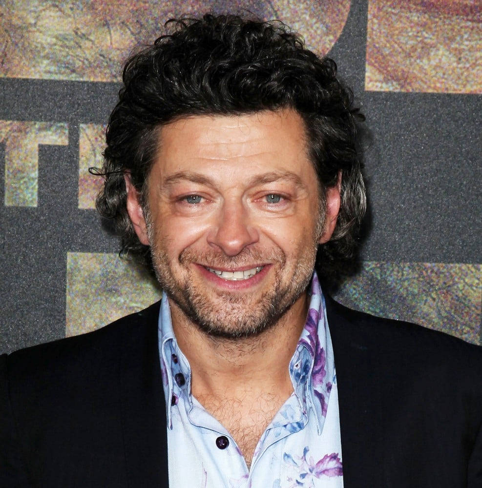 Andy Serkis, black blazer, floral shirt, SD Phone Wallpaper