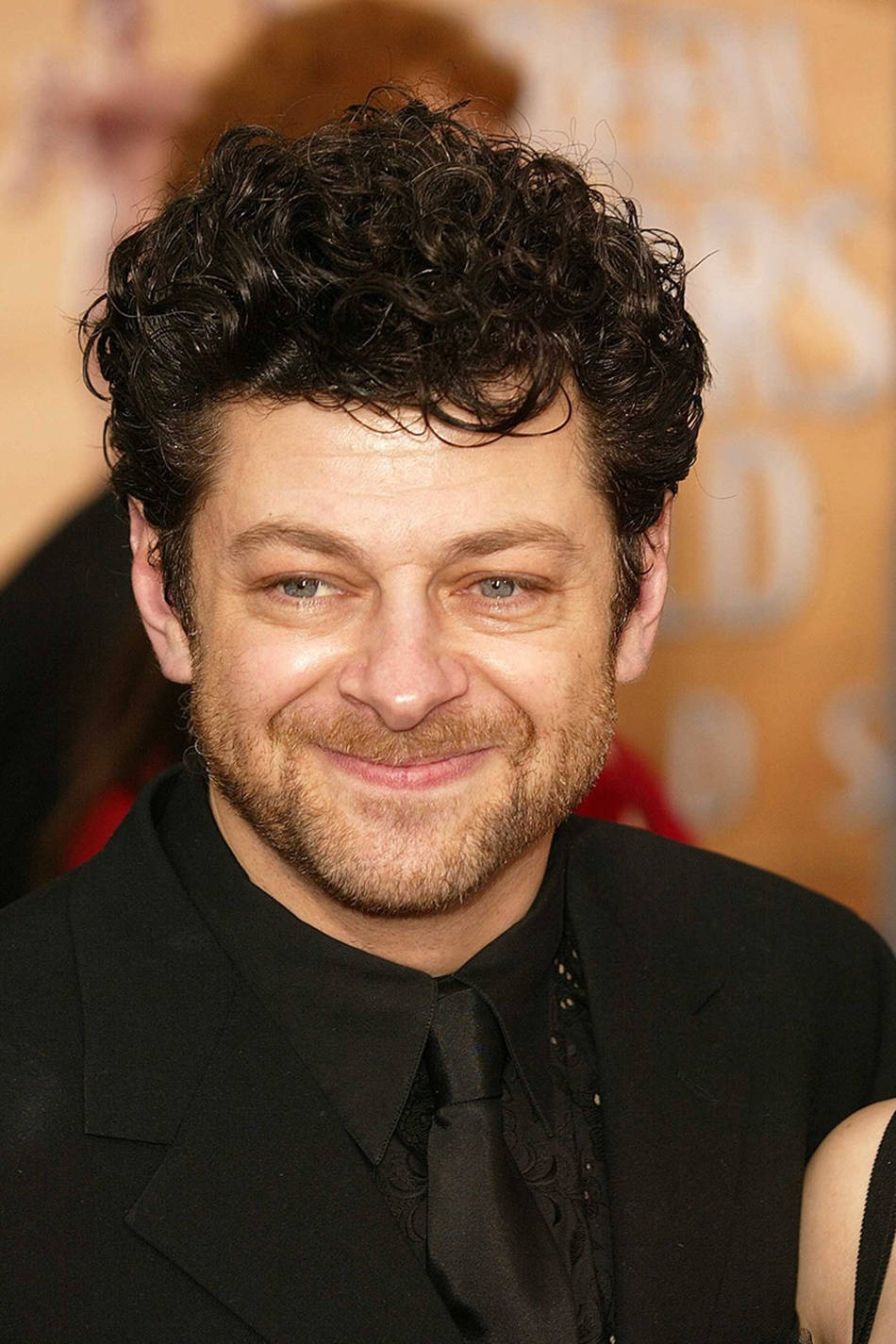 Andy Serkis, curly dark hair, beard, HD Phone Wallpaper