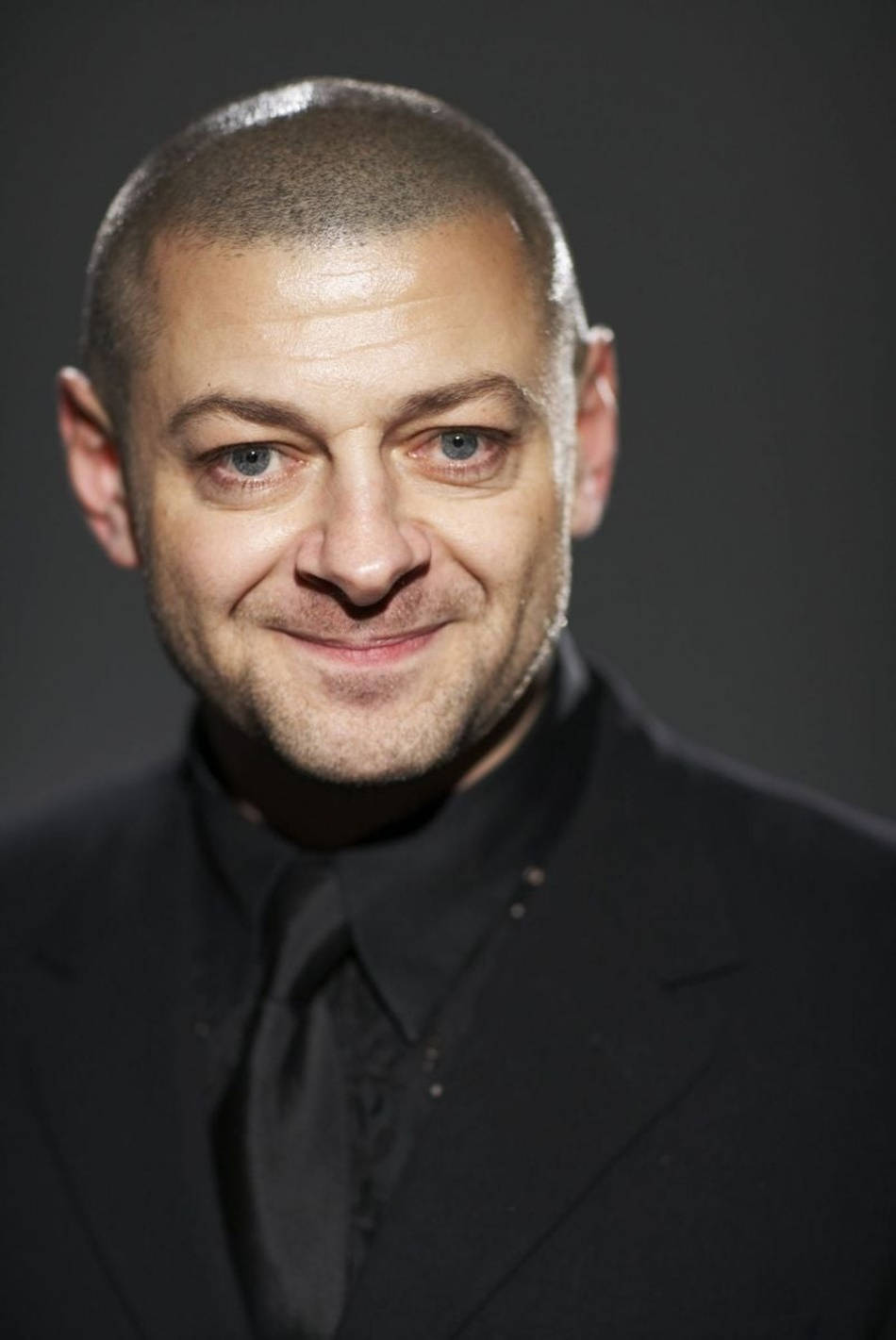 Andy Serkis, bald, blue eyes, HD Phone Wallpaper
