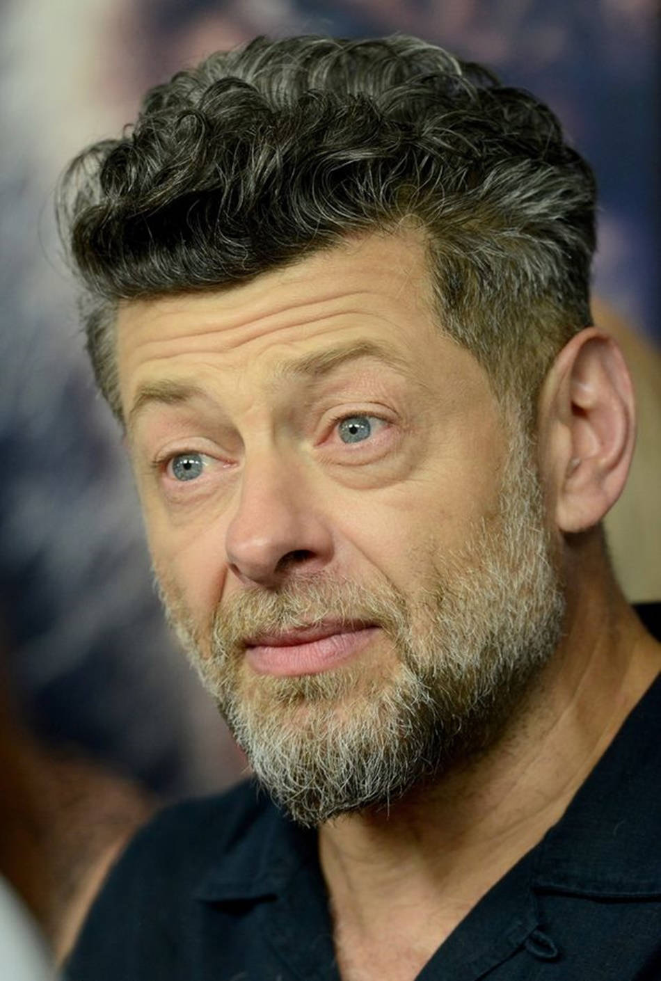 Andy Serkis, graying curly hair, beard, HD Phone Wallpaper