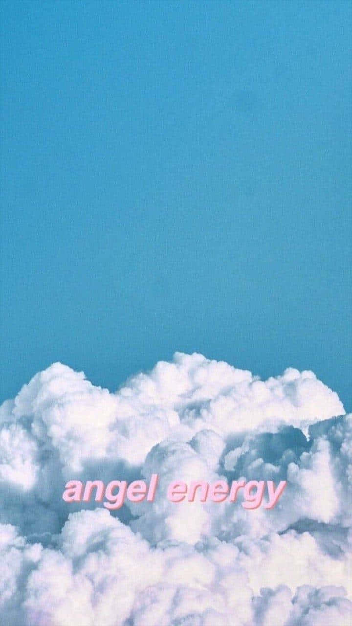 angel aesthetic clouds, soft white clouds, serene cyan sky, HD Phone Wallpaper