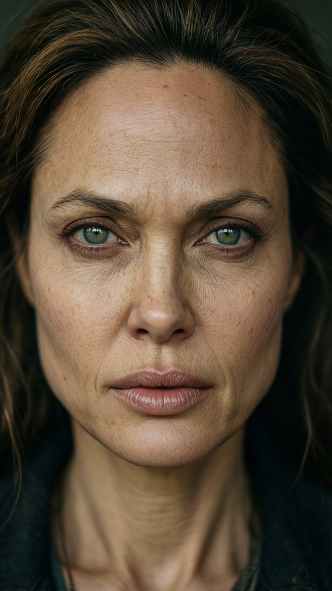 Angelina Jolie, natural light, minimal makeup, Full HD Phone Wallpaper