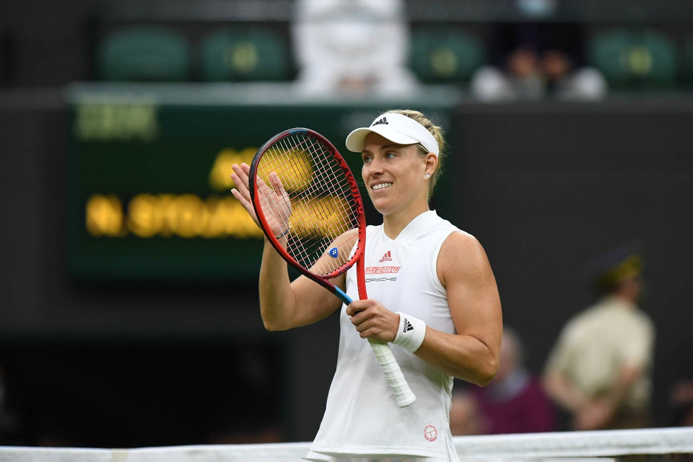 Angelique Kerber, tennis player, racket, HD Desktop Wallpaper