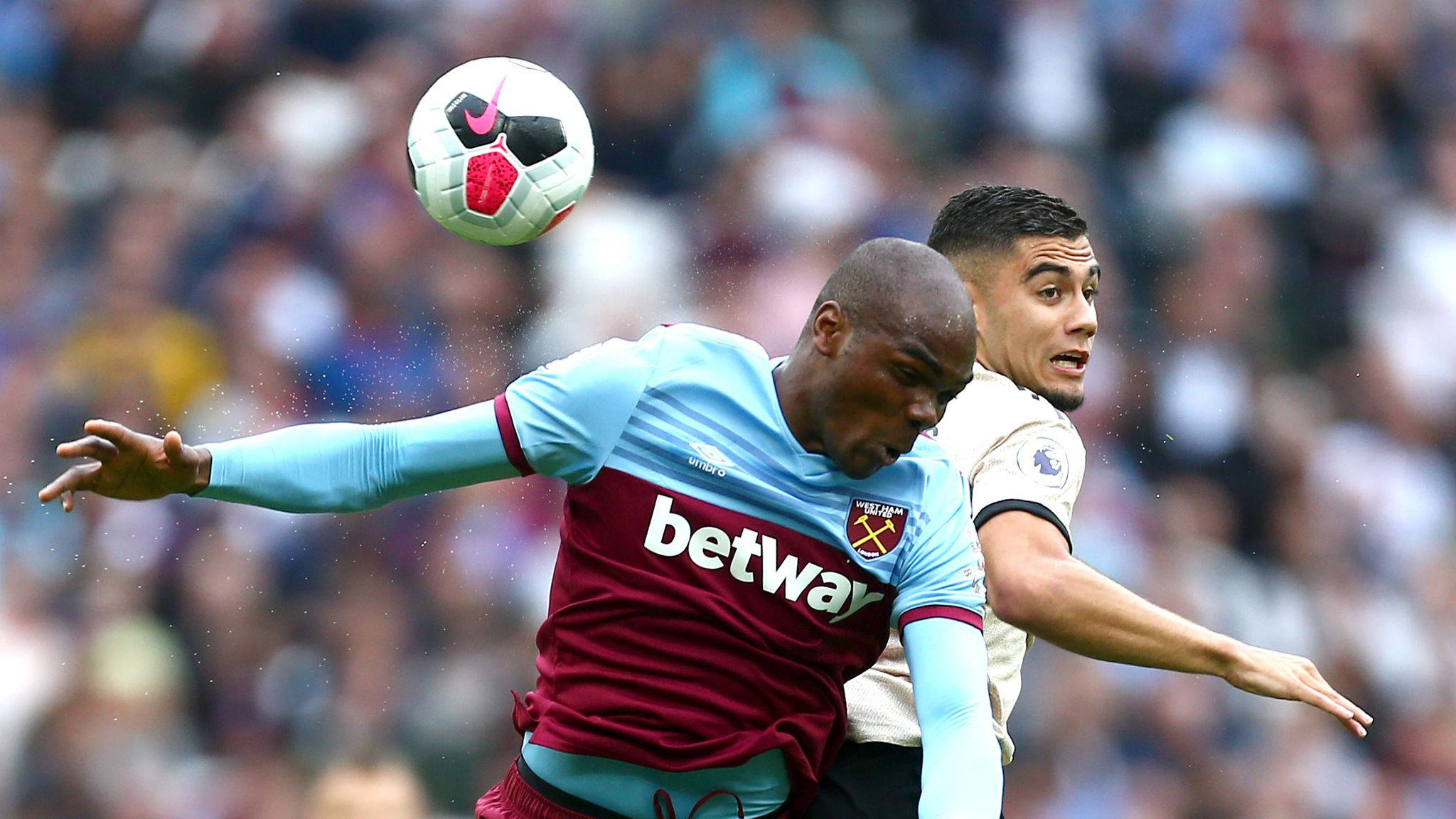 Angelo Ogbonna, soccer players, soccer ball, Full HD Desktop Wallpaper