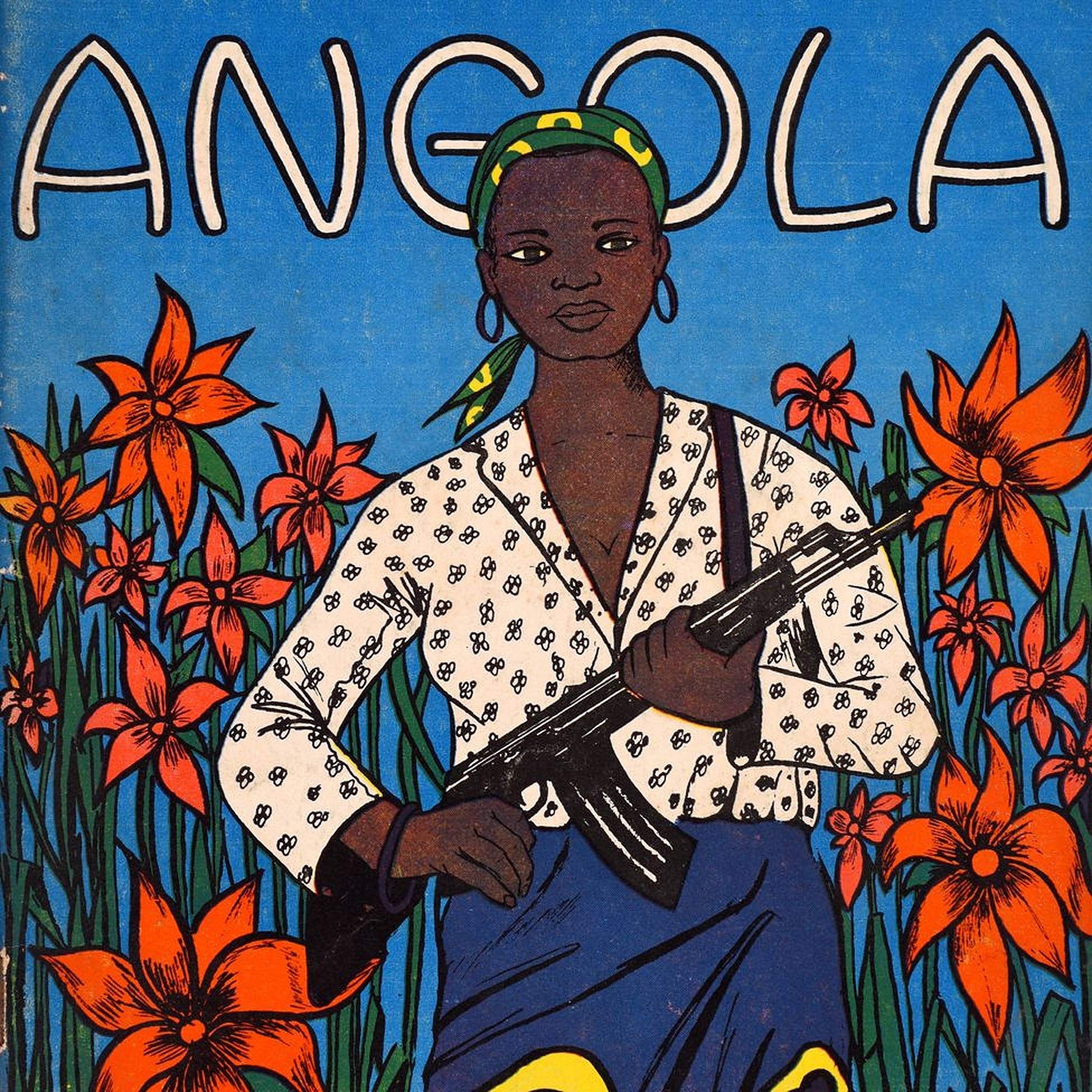 Angola, woman, rifle, Full HD Desktop Wallpaper