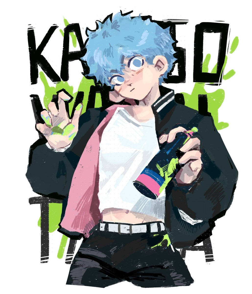 Angry Tokyo Revengers, black jacket, blue-haired anime boy, SD Phone Wallpaper
