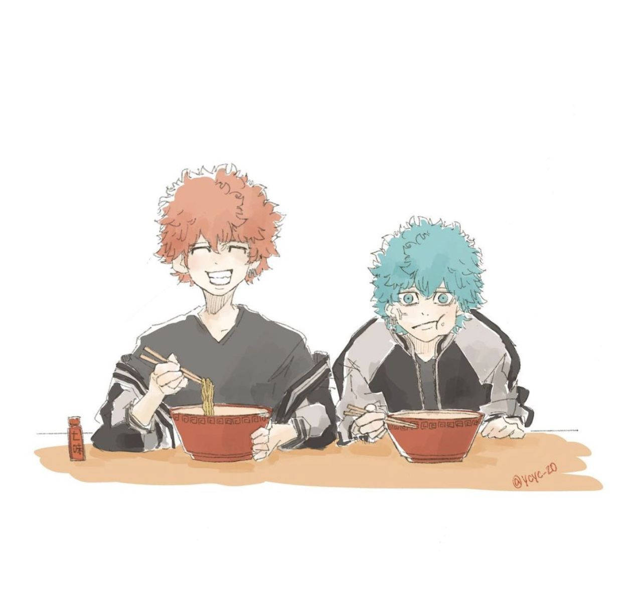 Angry Tokyo Revengers, ramen, spiky hair, SD Desktop Wallpaper