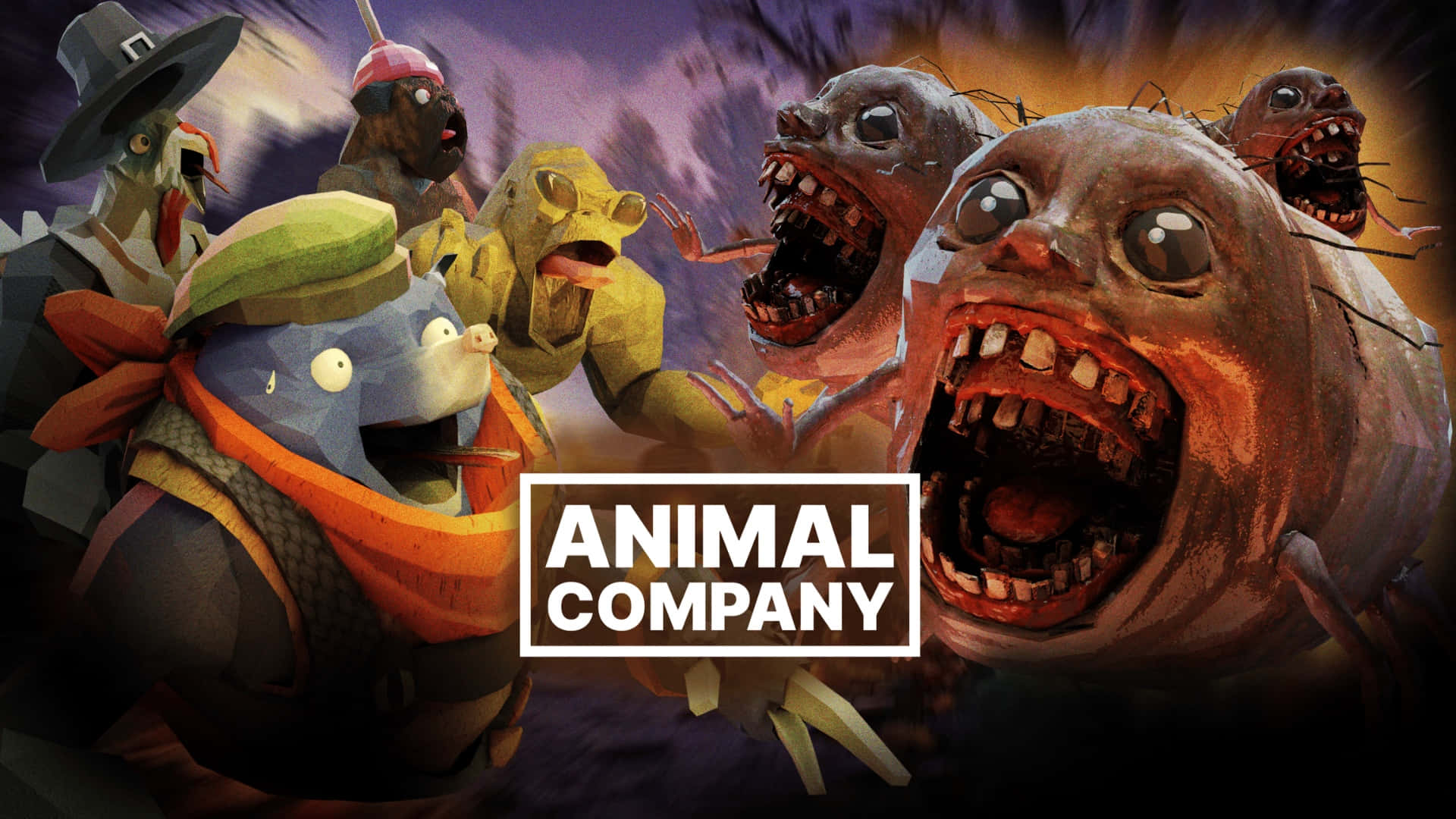 Animal Company, game characters, stylized monstrous animals, Full HD Desktop Wallpaper