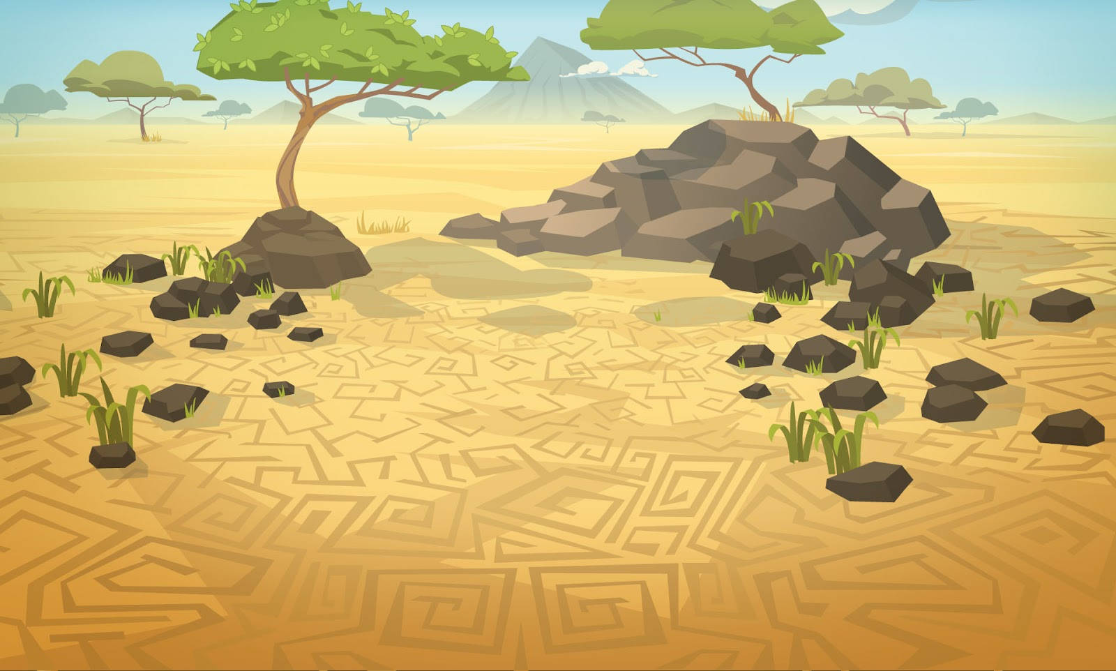 Animal Jam, desert, geometric sand patterns, HD Desktop Wallpaper