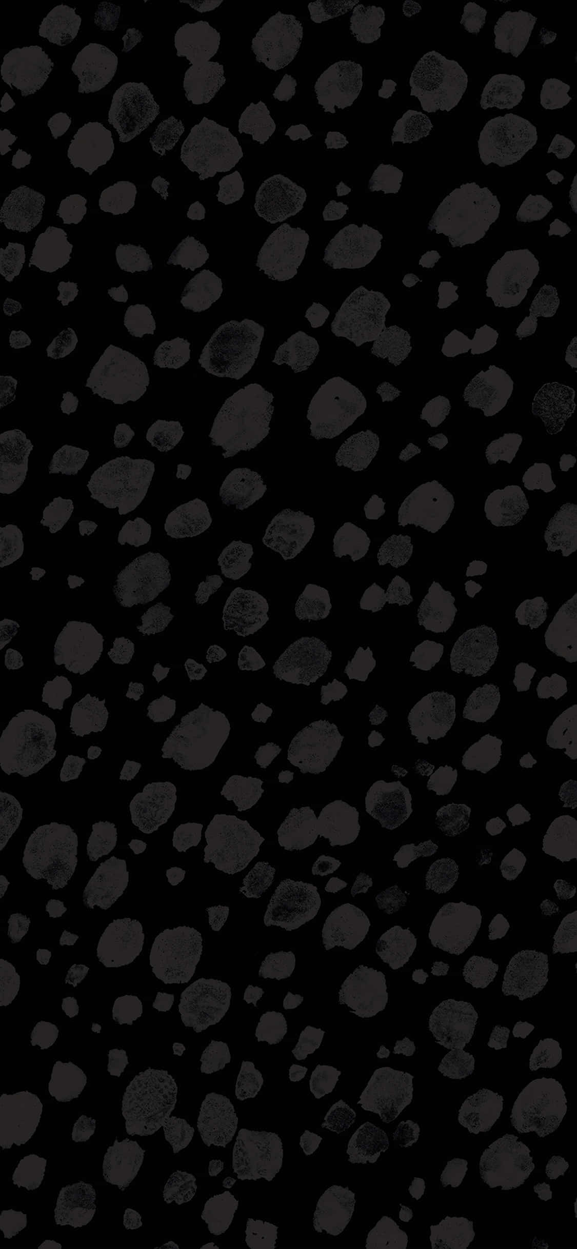 black and white pebbles, black background, gray abstract brushstroke dots, Full HD Phone Wallpaper