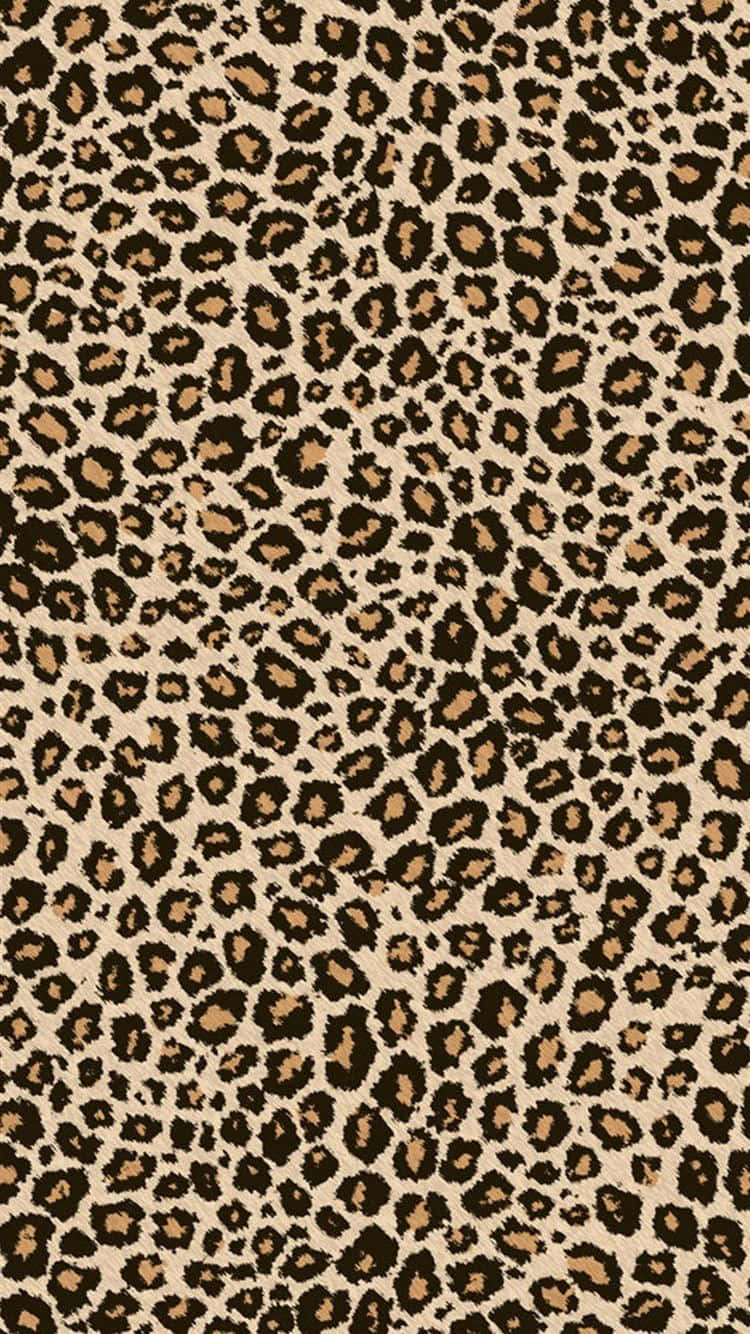 leopard print, dark brown, tan, HD Phone Wallpaper
