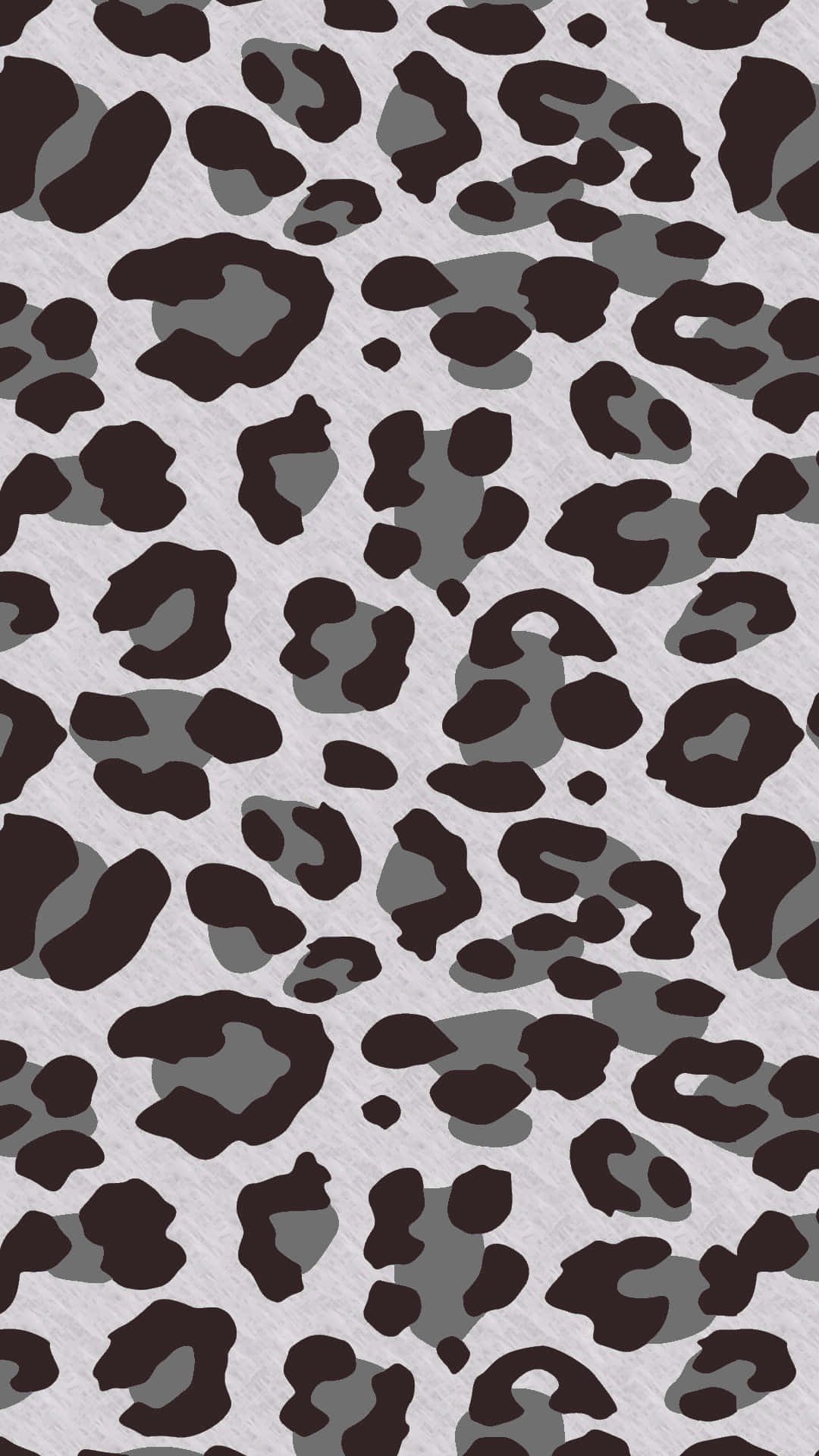 Animal Print iPhone, leopard print, black gray and white, Full HD Phone Wallpaper