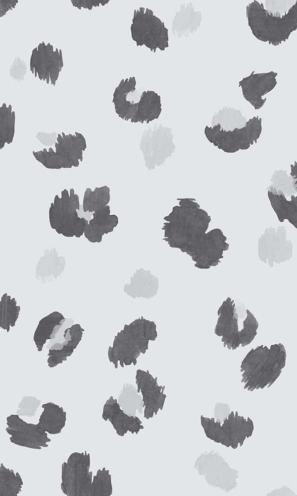 Animal Print iPhone, abstract gray brushstroke patterns, light gray background, SD Phone Wallpaper