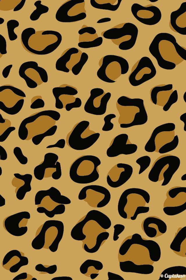 Animal Print iPhone, leopard spots, black, SD Phone Wallpaper