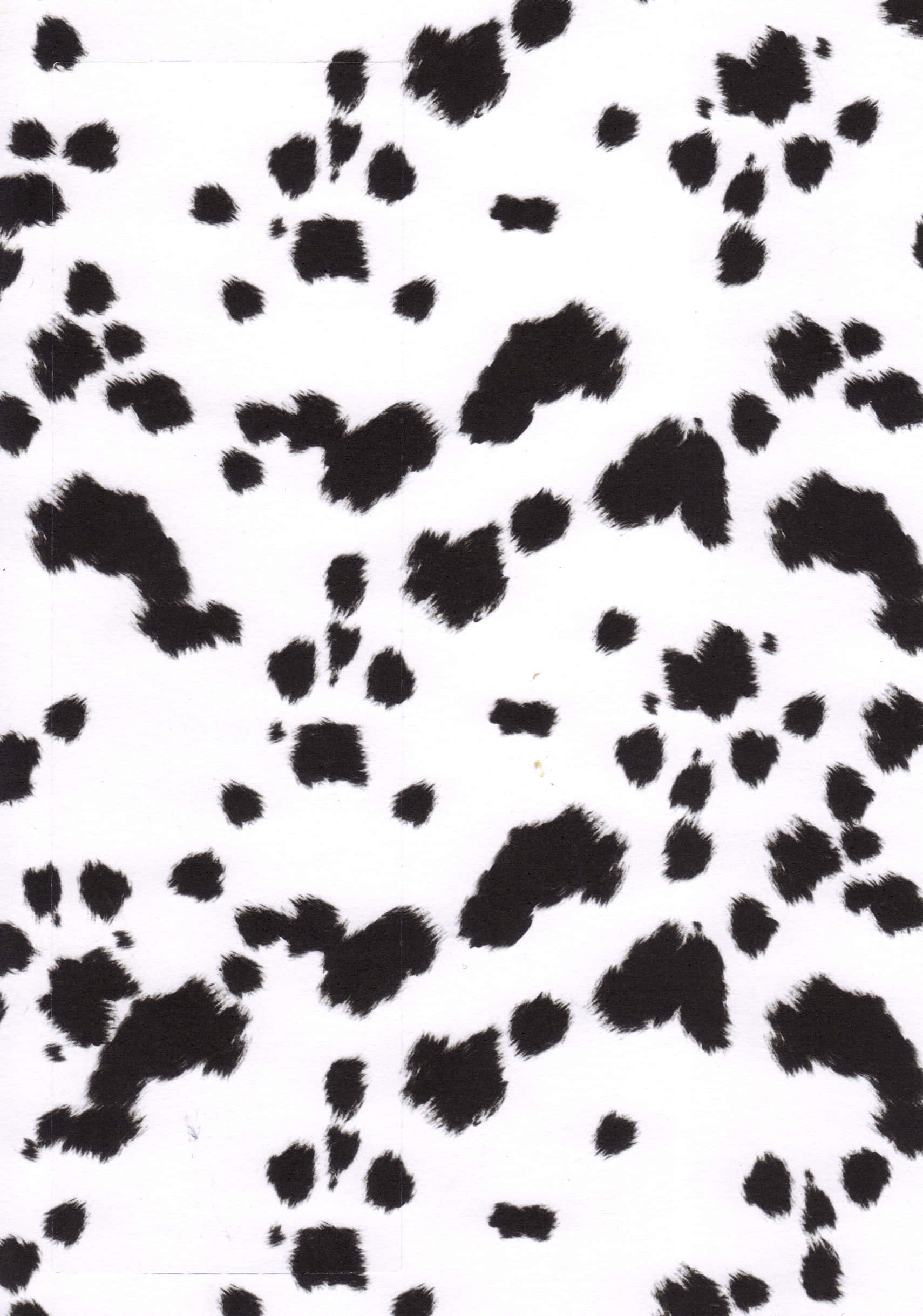 Dalmatian Print, black spots, white background, Full HD Phone Wallpaper