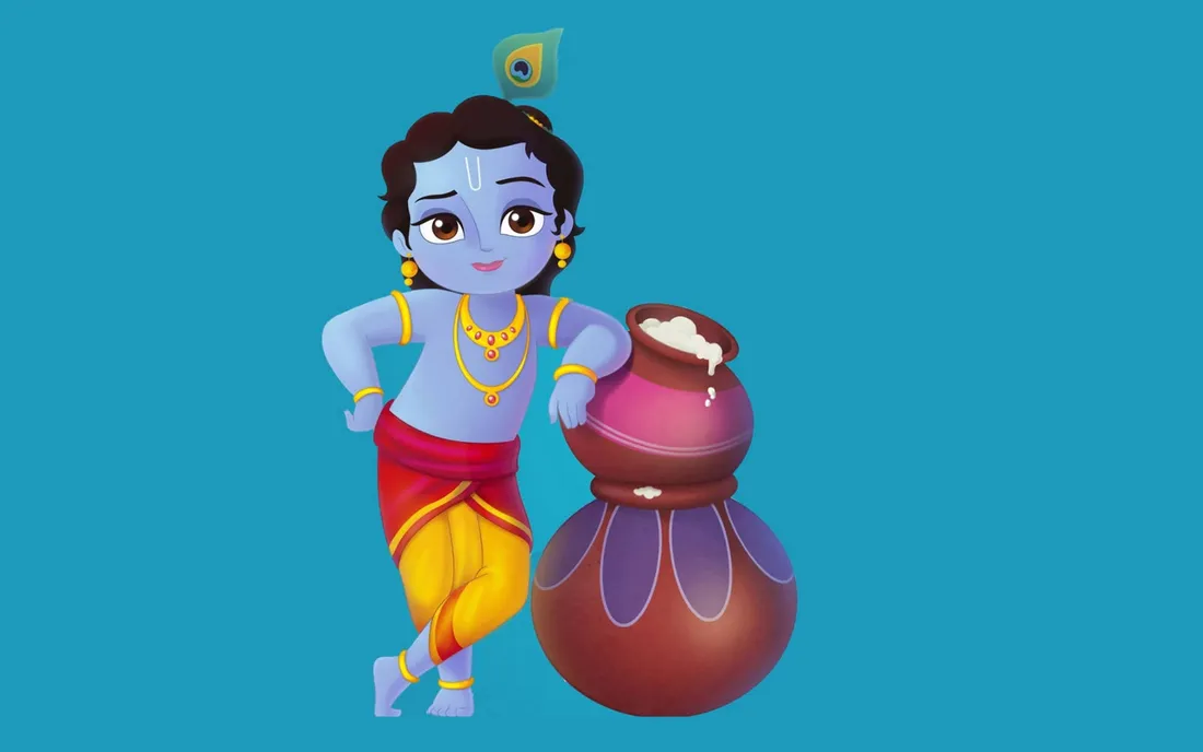 Animated Krishna