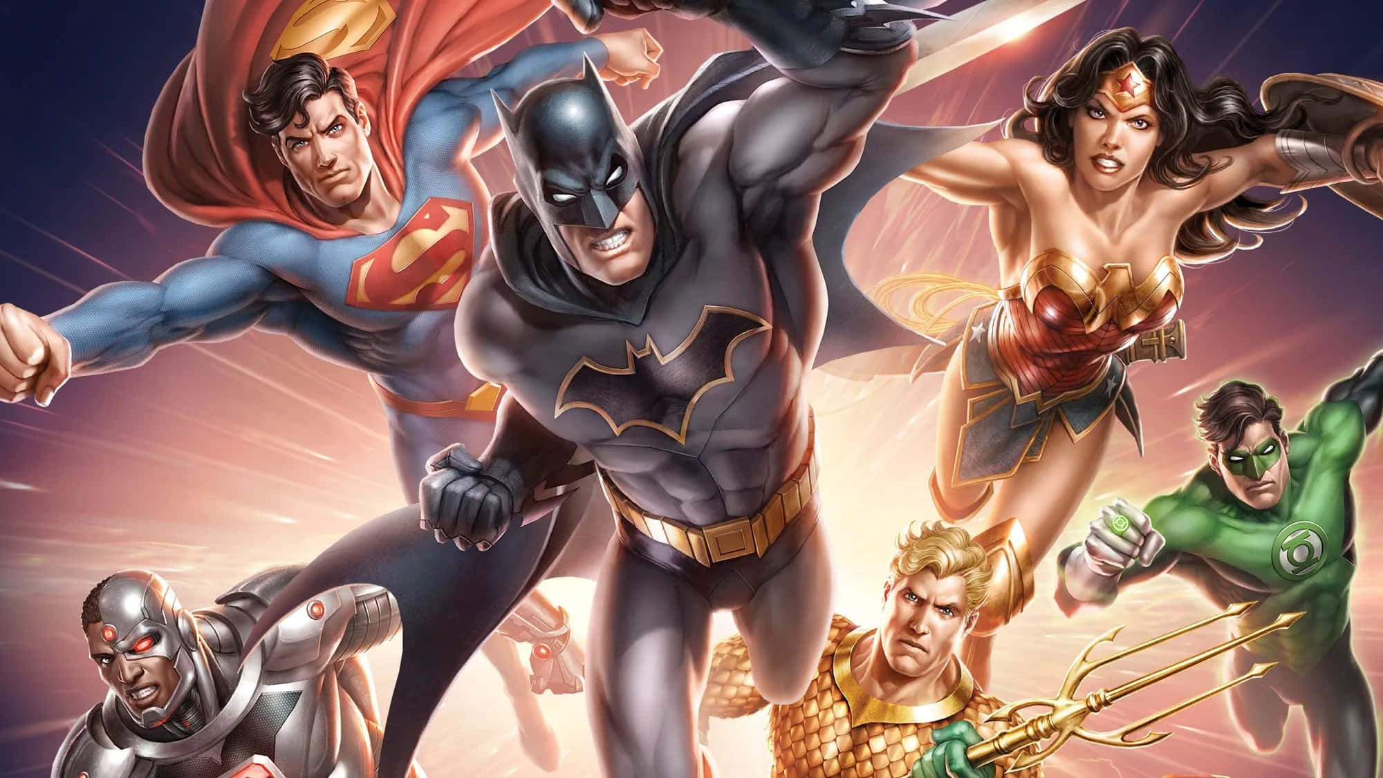 Animated Superhero Movies, cosmic backdrop, comic book art style, Full HD Desktop Wallpaper