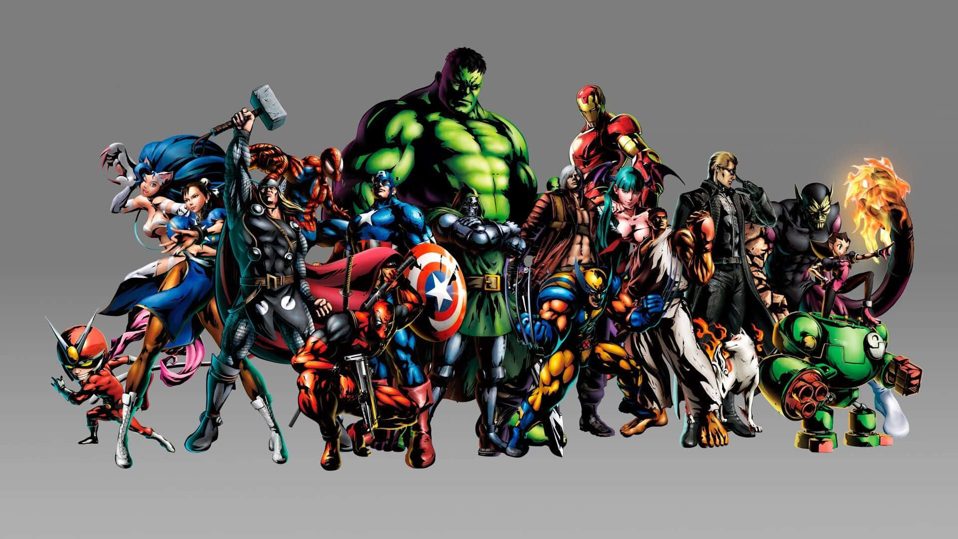 Animated Superhero Movies, comic book superheroes, villains, Full HD Desktop Wallpaper