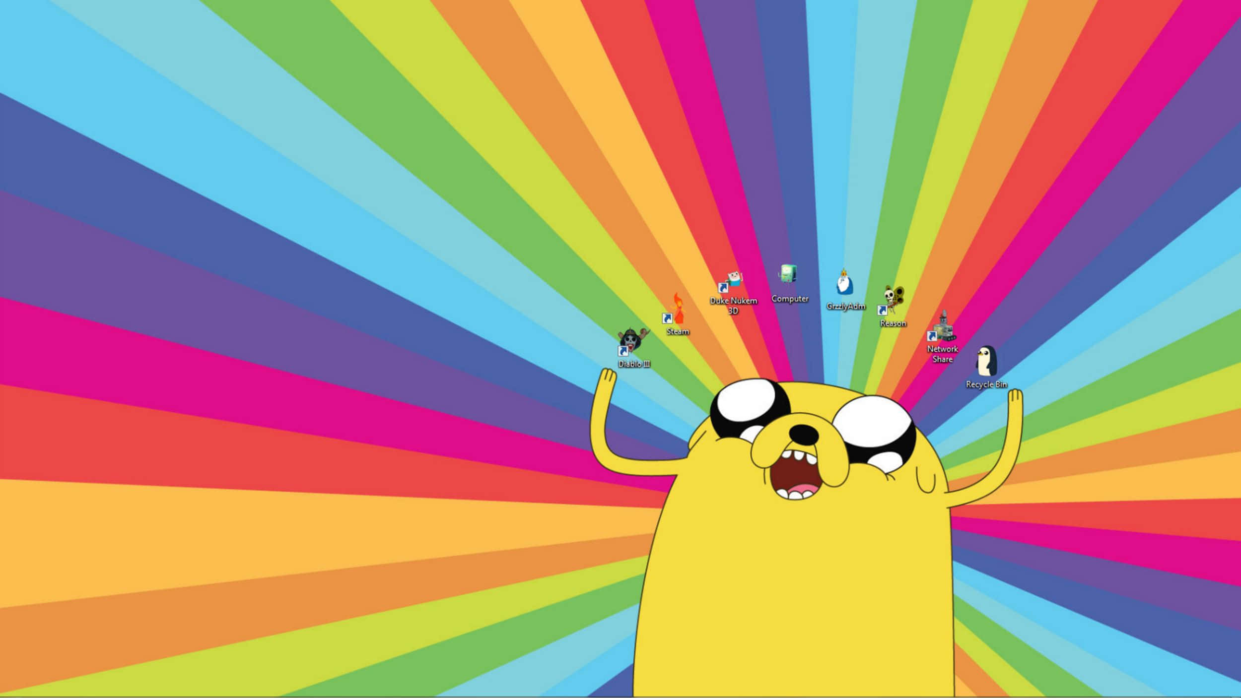 animated tv series, yellow cartoon dog, wide eyes, Full HD Desktop Wallpaper