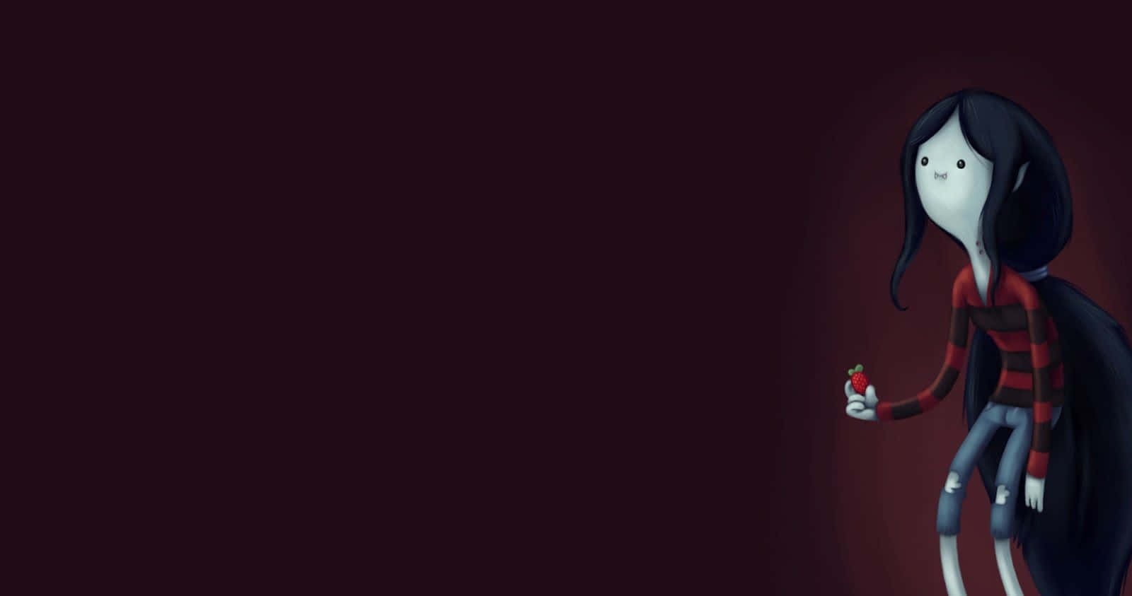 animated TV series, stylized animated girl, long black hair, HD Desktop Wallpaper