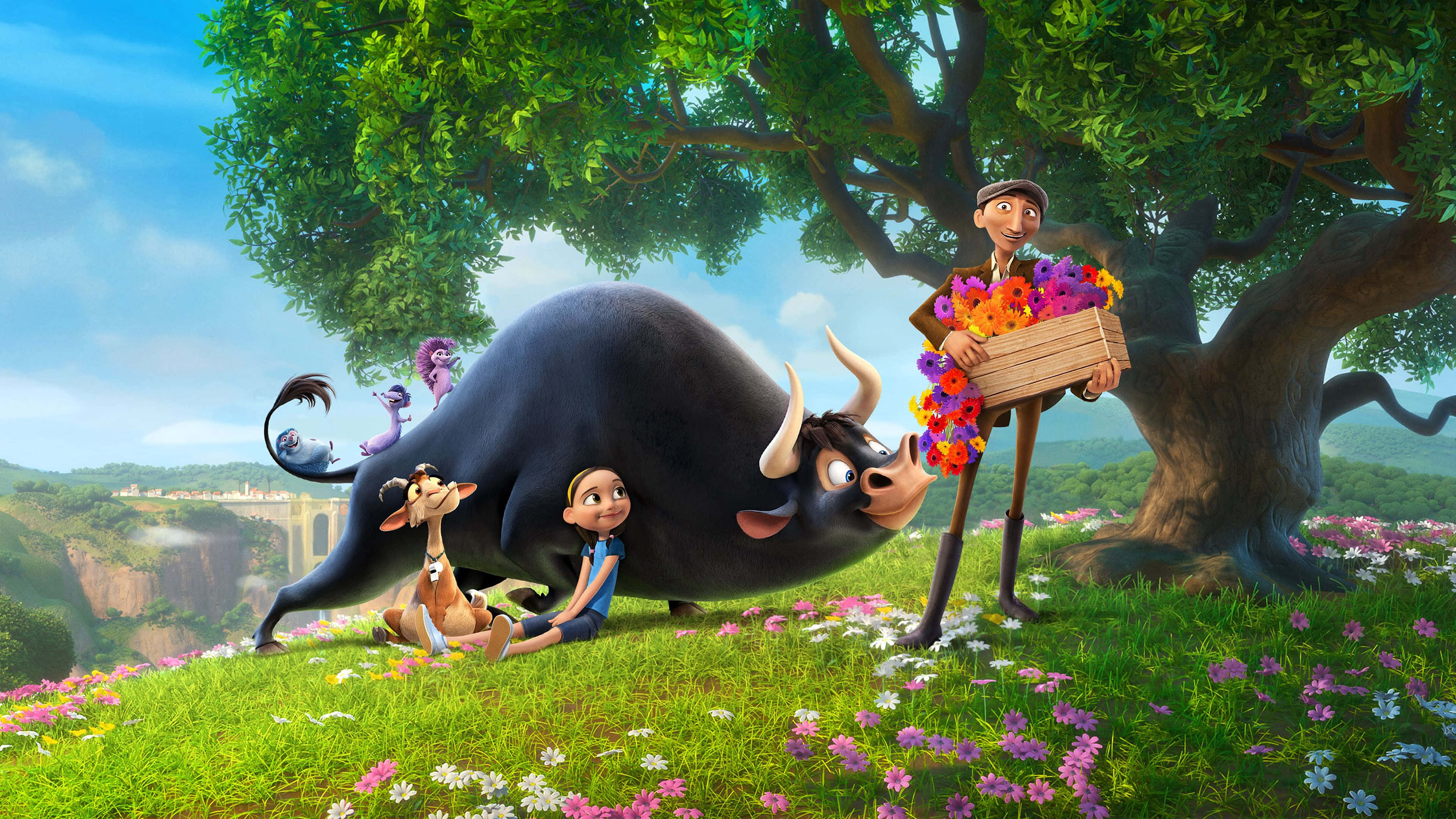 animation movies, 3840 x 2160, giant black bull, 4K Desktop Wallpaper