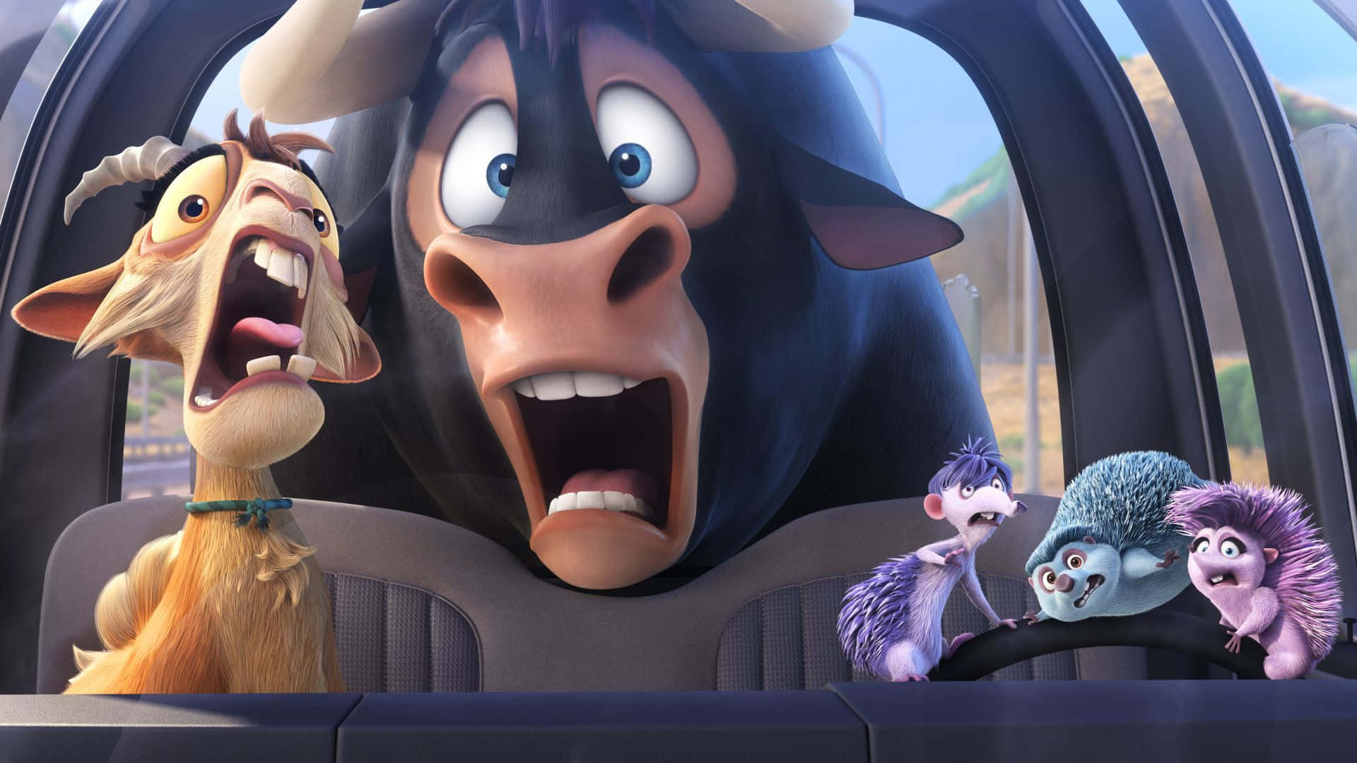 animation movies, animated animals, car, Full HD Desktop Wallpaper