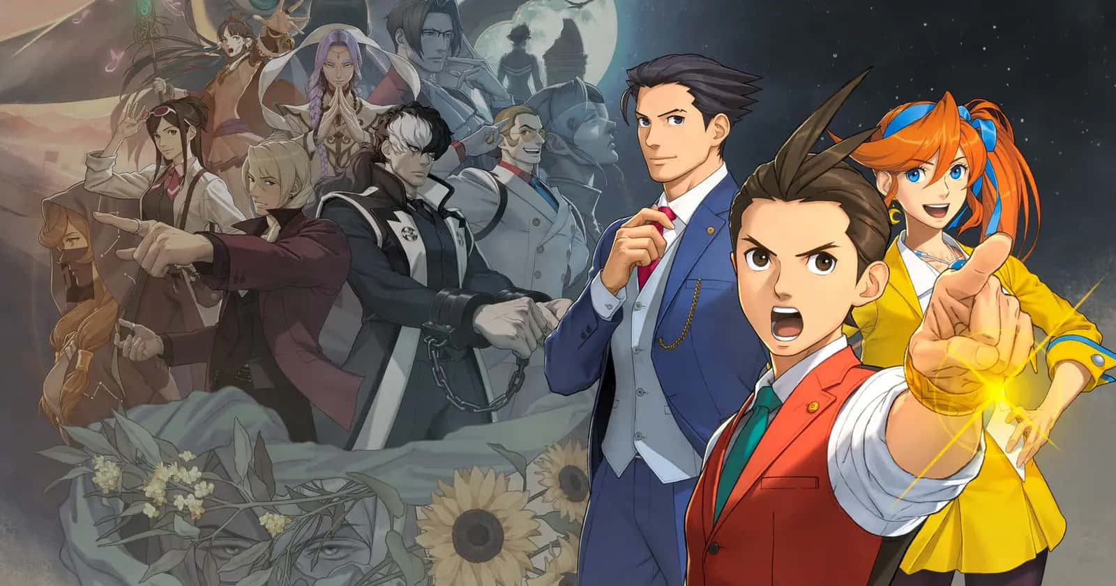 animated lawyers adventure, anime, formal attire, HD Desktop Wallpaper