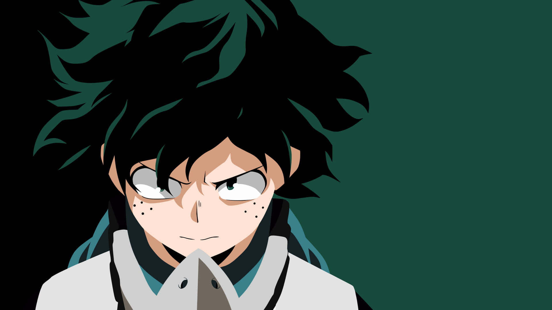 Anime All Characters HD, spiky black hair, freckles, Full HD Desktop Wallpaper