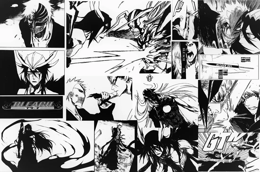 Anime Art Black And White