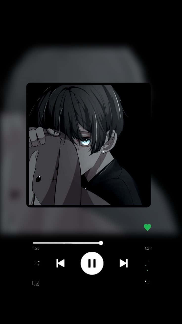 mysterious anime boy, glowing blue eyes, plush toy, HD Phone Wallpaper